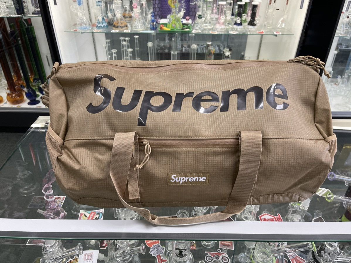 Supreme Supreme Duffle Bag Tan Grailed