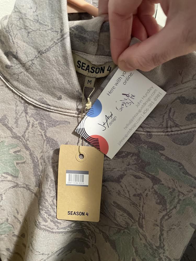 Yeezy Season YEEZY Season 4 Camo Boxy Fit Hoodie | Grailed 