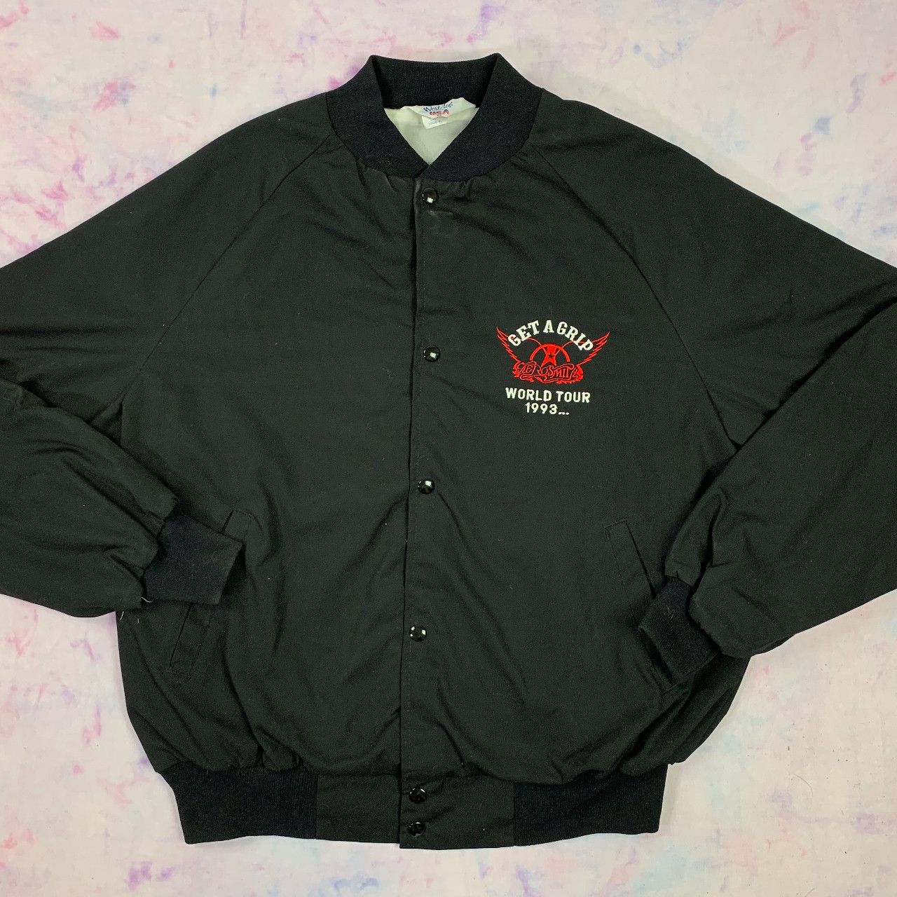 Aerosmith × Vintage Vintage Aerosmith 1993 'Get a Grip' World Tour Bomber Size US XL / EU 56 / 4 - 1 Preview