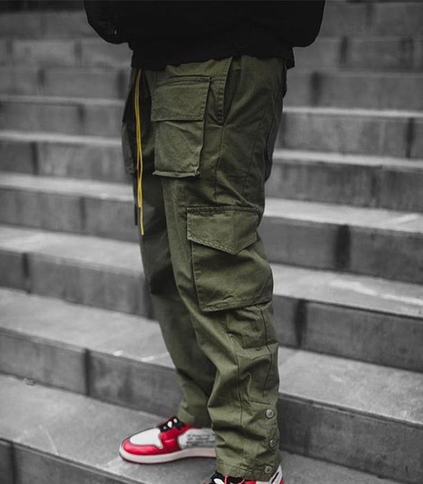 Travis scott store green cargo pants