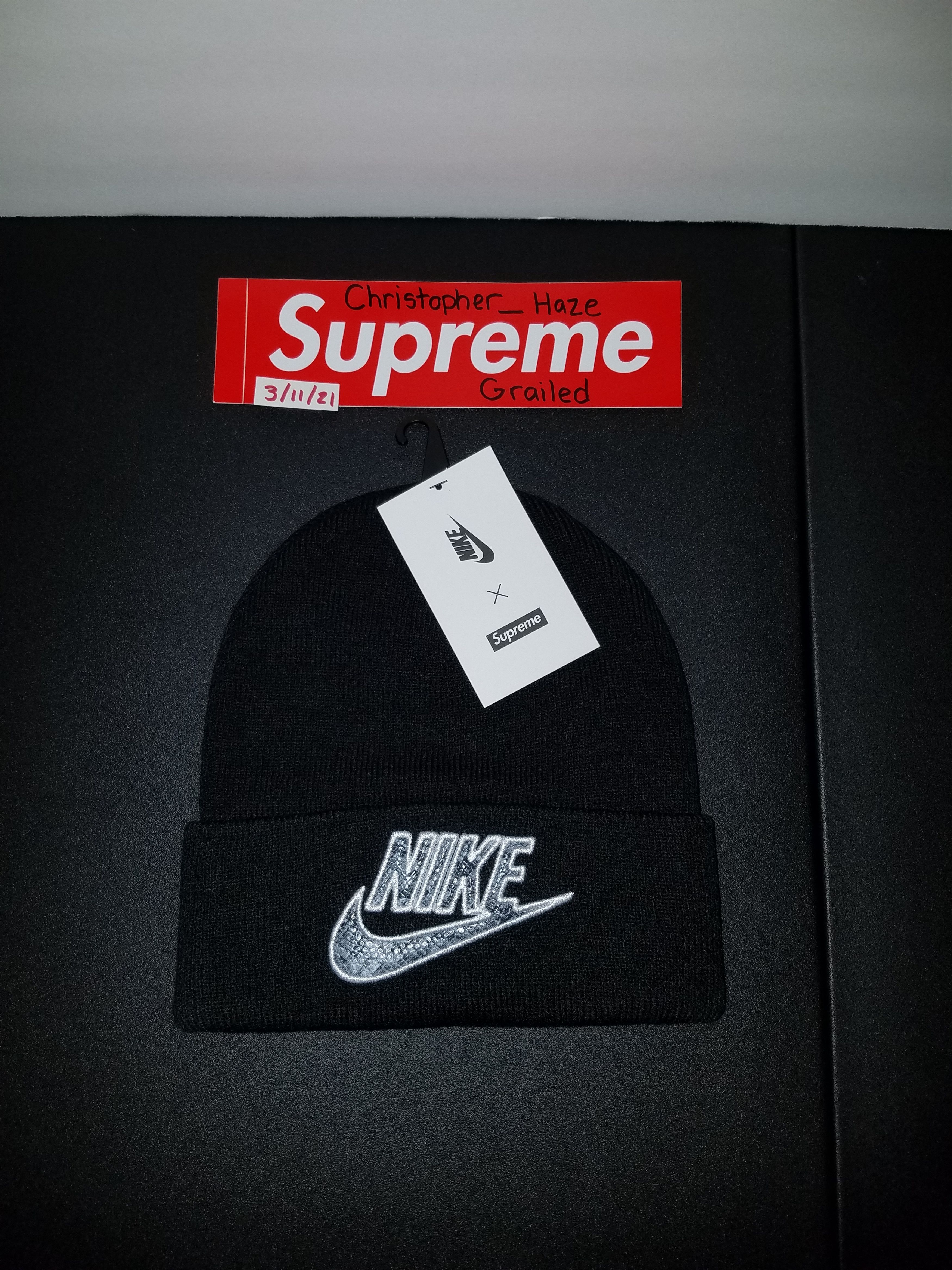 Nike Supreme Beanie | Grailed