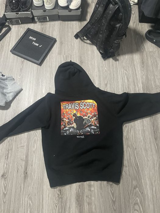 Travis scott cheap diamond supply hoodie