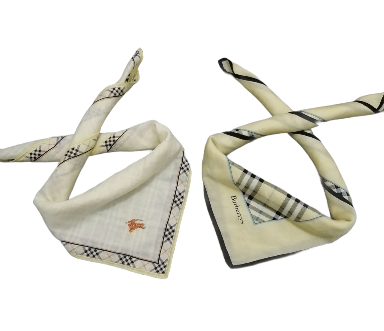 Burberry 🔥2 Burberry London Nova Check Bandana/Handkerchief Size ONE SIZE - 1 Thumbnail