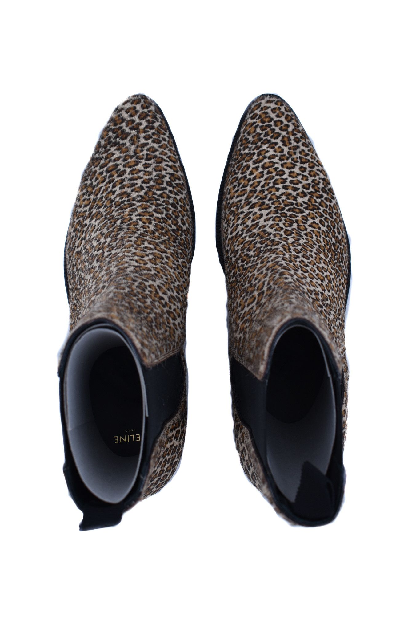 Celine Celine Carmague Brown Pony Hair Leopard Print Boots Size US 12 / EU 45 - 5 Thumbnail