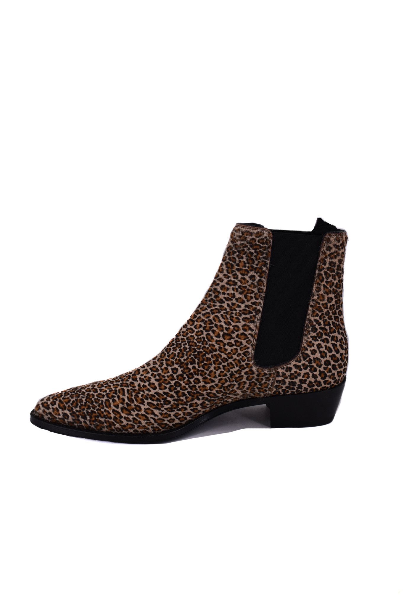 Celine Celine Carmague Brown Pony Hair Leopard Print Boots Size US 12 / EU 45 - 3 Thumbnail