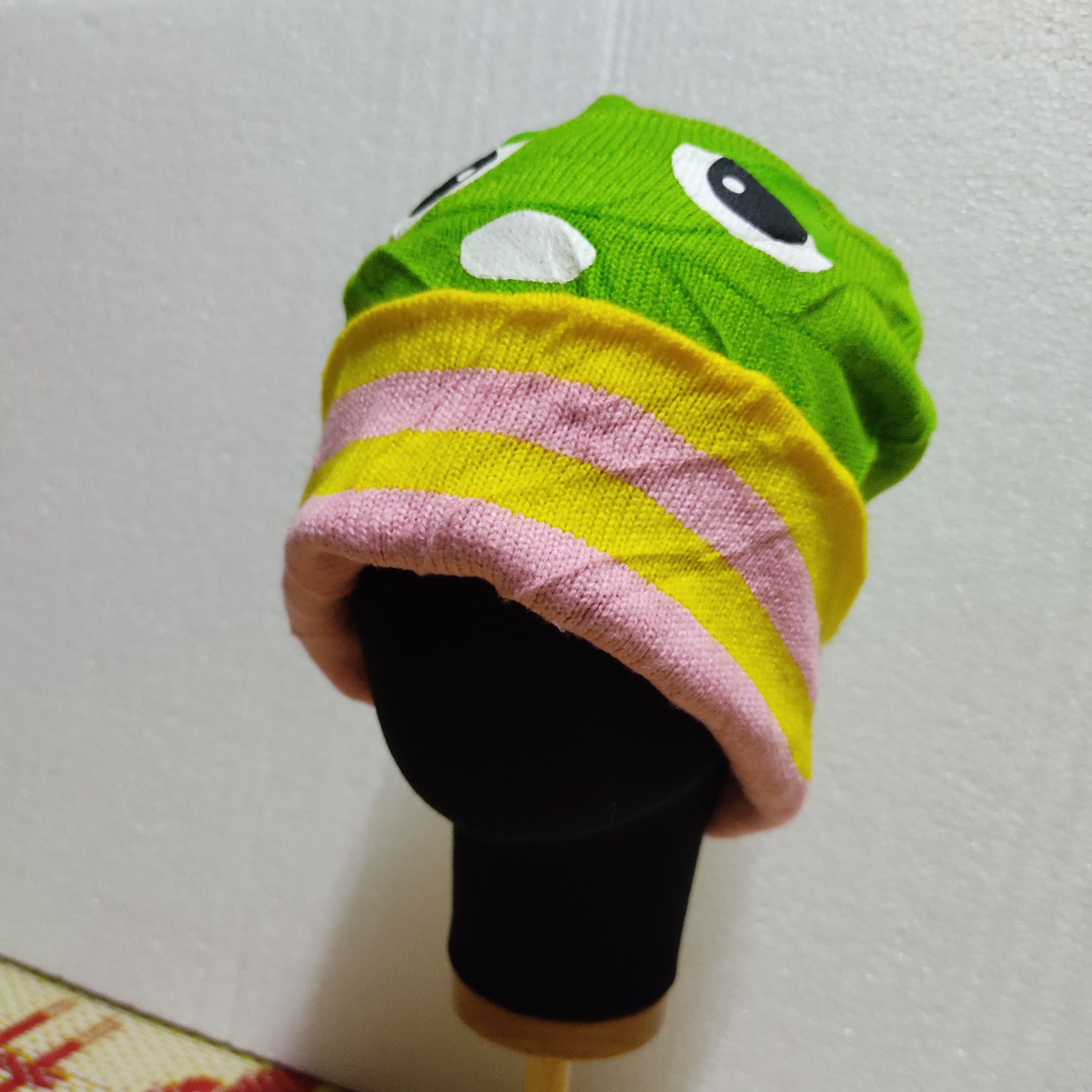Anime × Japanese Brand Cartoons Gachapin and Mukku Beanie © 2001 Fujitv Kids Size ONE SIZE - 2 Thumbnail