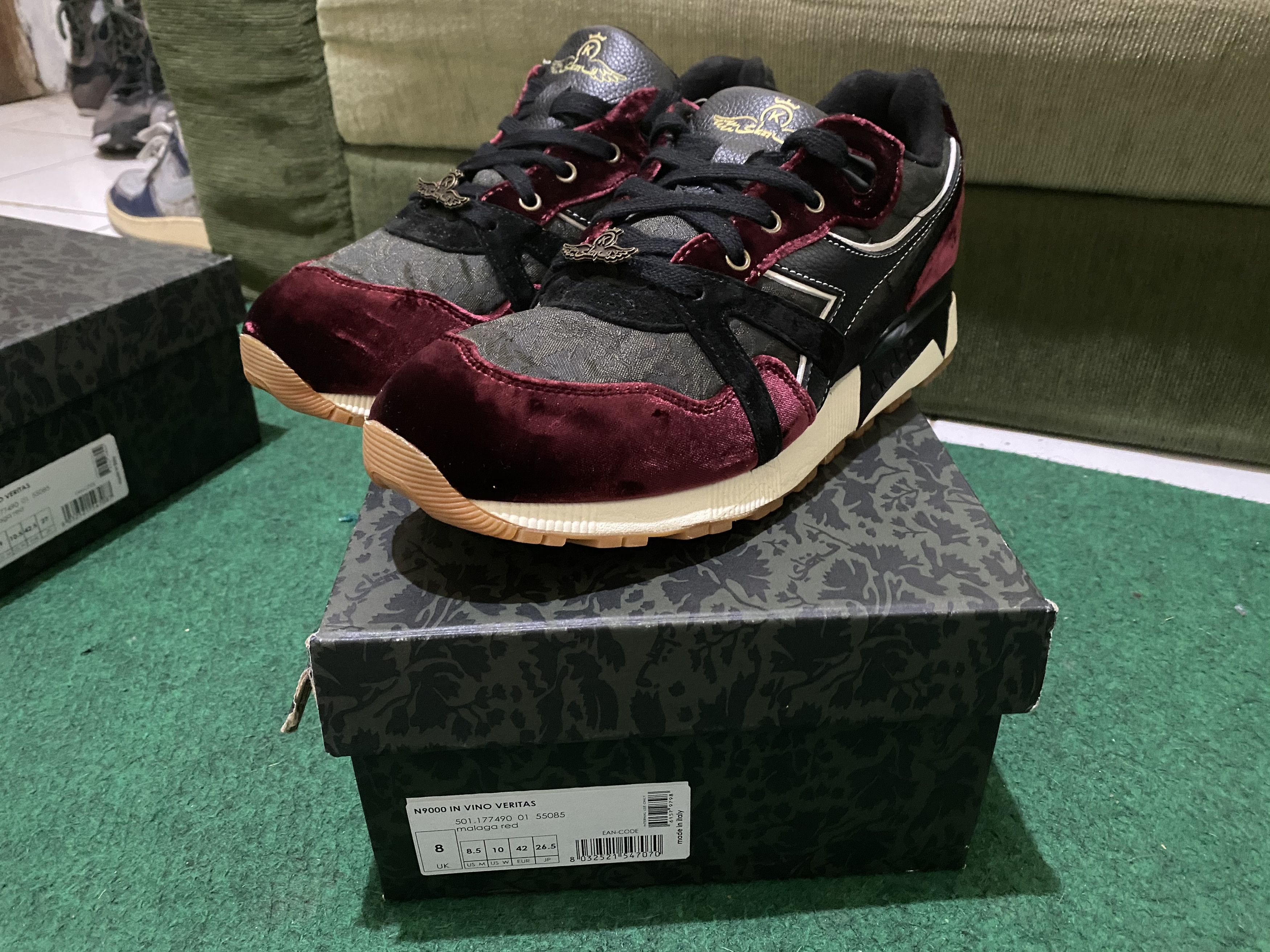 Diadora Diadora N9000 24 Kilatez SBTG In Vino Veritas Size US 9 / EU 42 - 5 Thumbnail