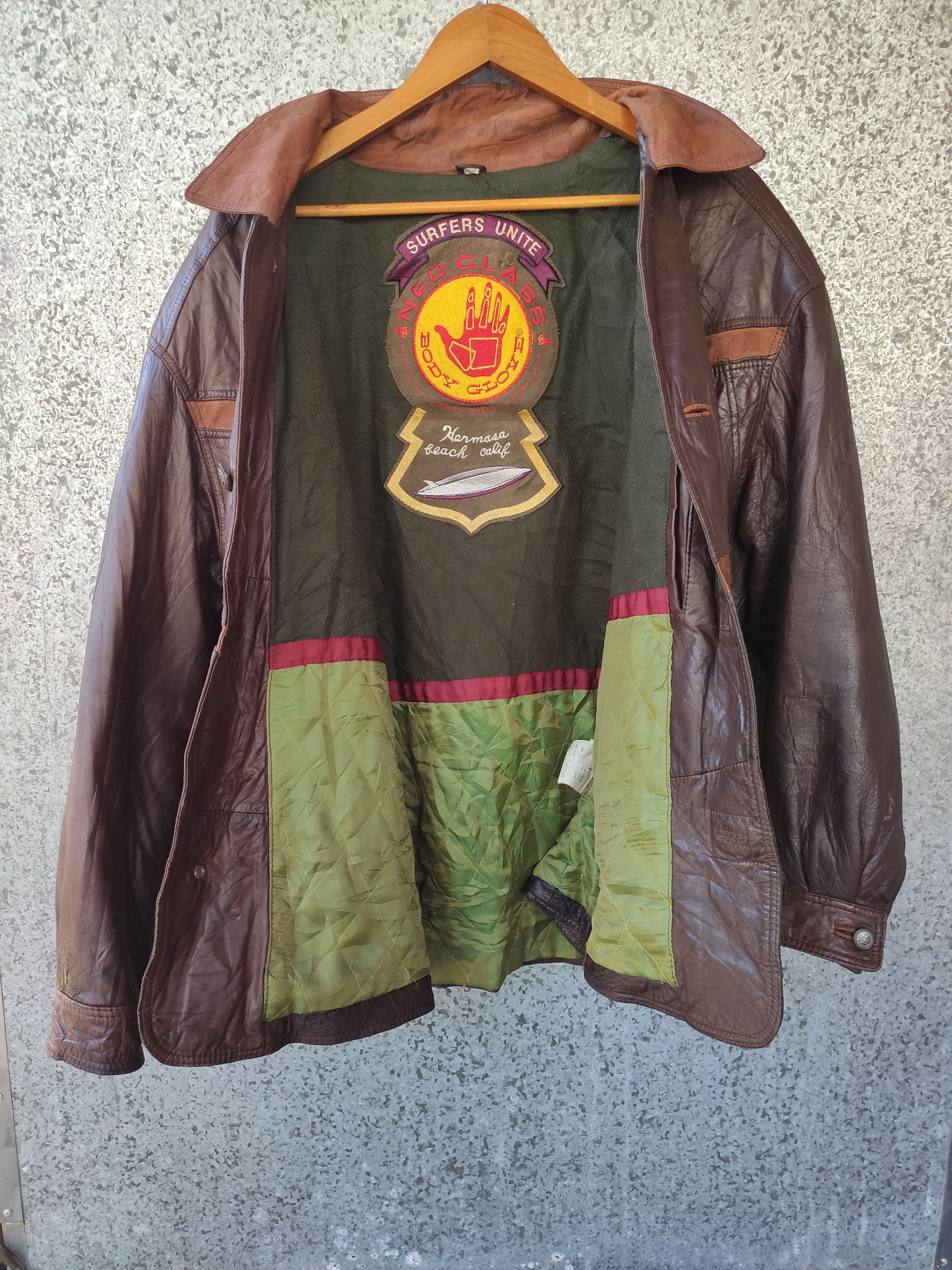 Vintage Body Glove leather jacket