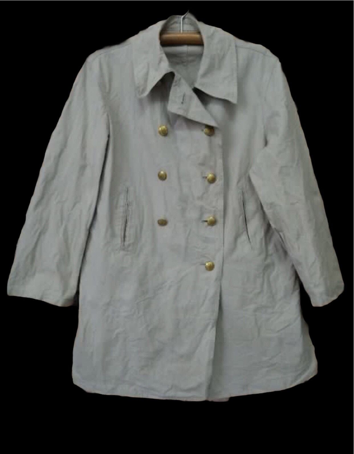 Y's for Men × Yohji Yamamoto Vtg Y’s for Men Double Breast Trench Coat Yohji Yamamoto Size US L / EU 52-54 / 3 - 3 Thumbnail