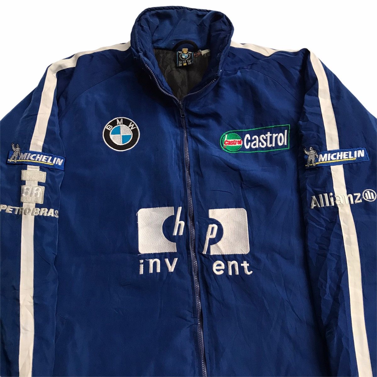 BMW WILLIAMS F1 TEAM VINTAGE JACKET FLEECE RETRO F1 BMW