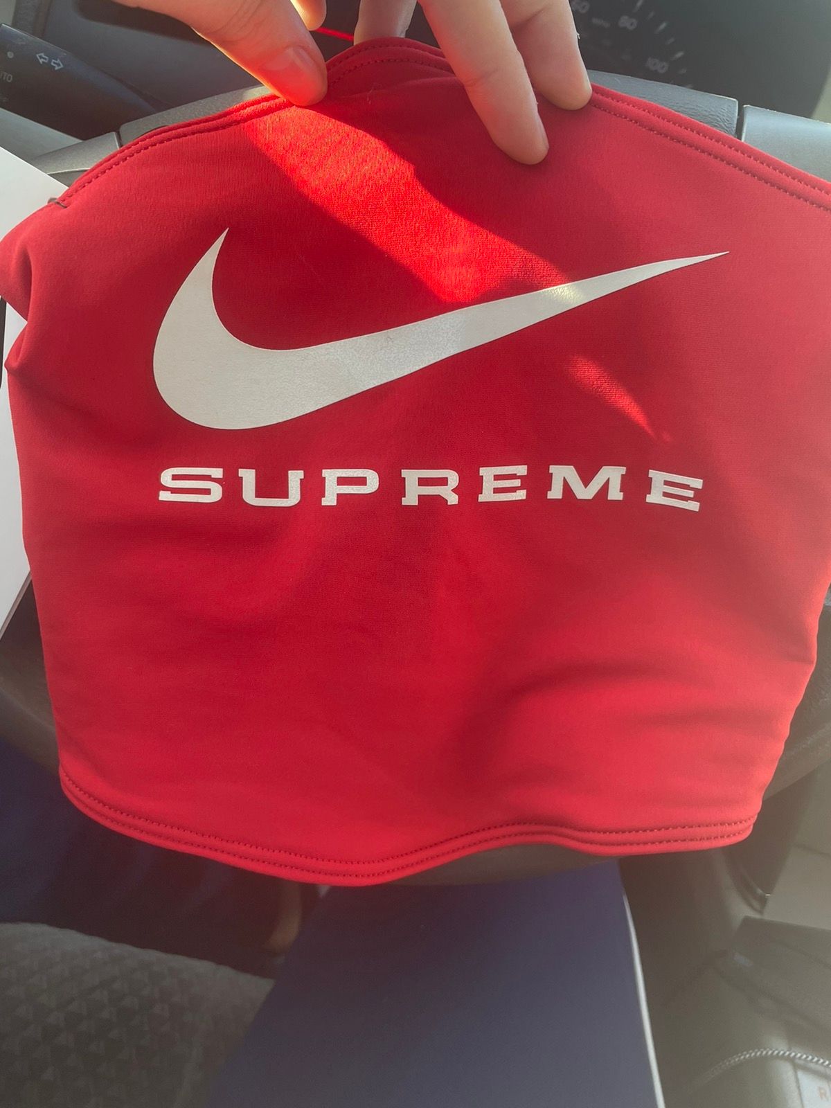 Supreme Supreme Nike Neck Warmer Red | Grailed