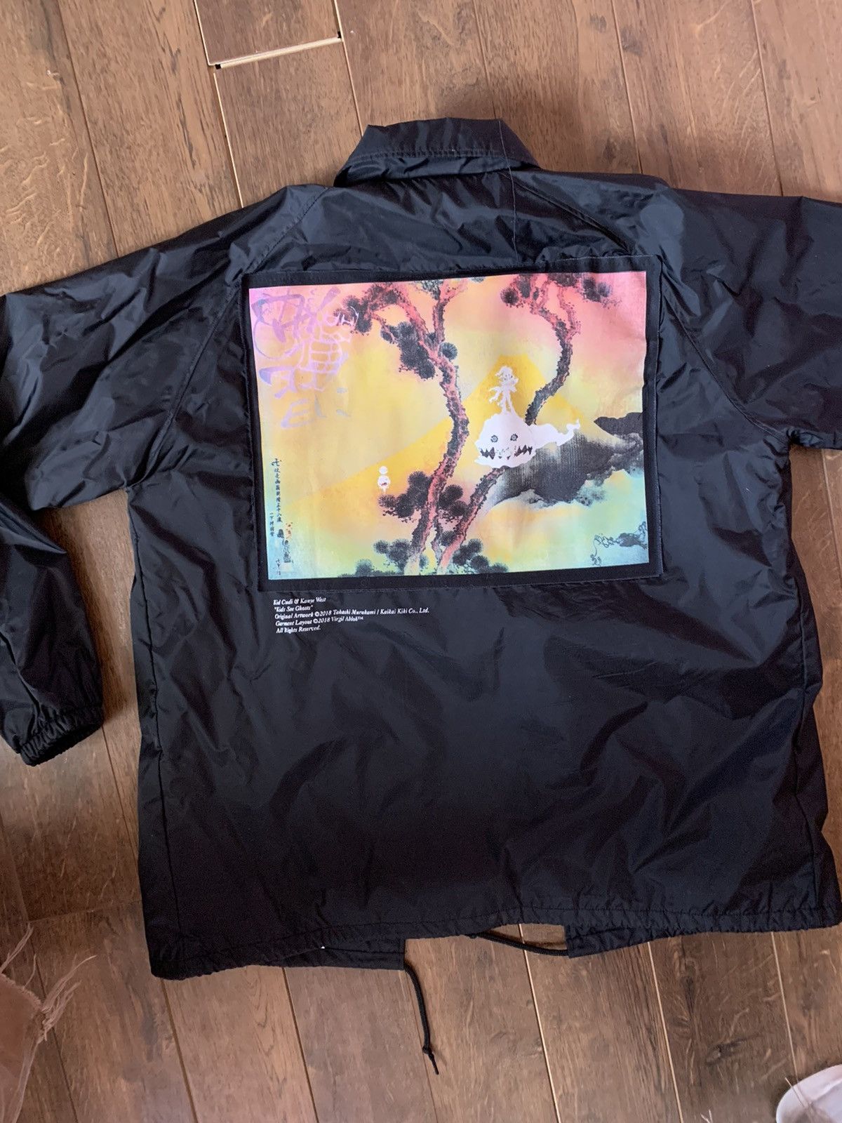 Kids see ghosts coaches jacket kanye west