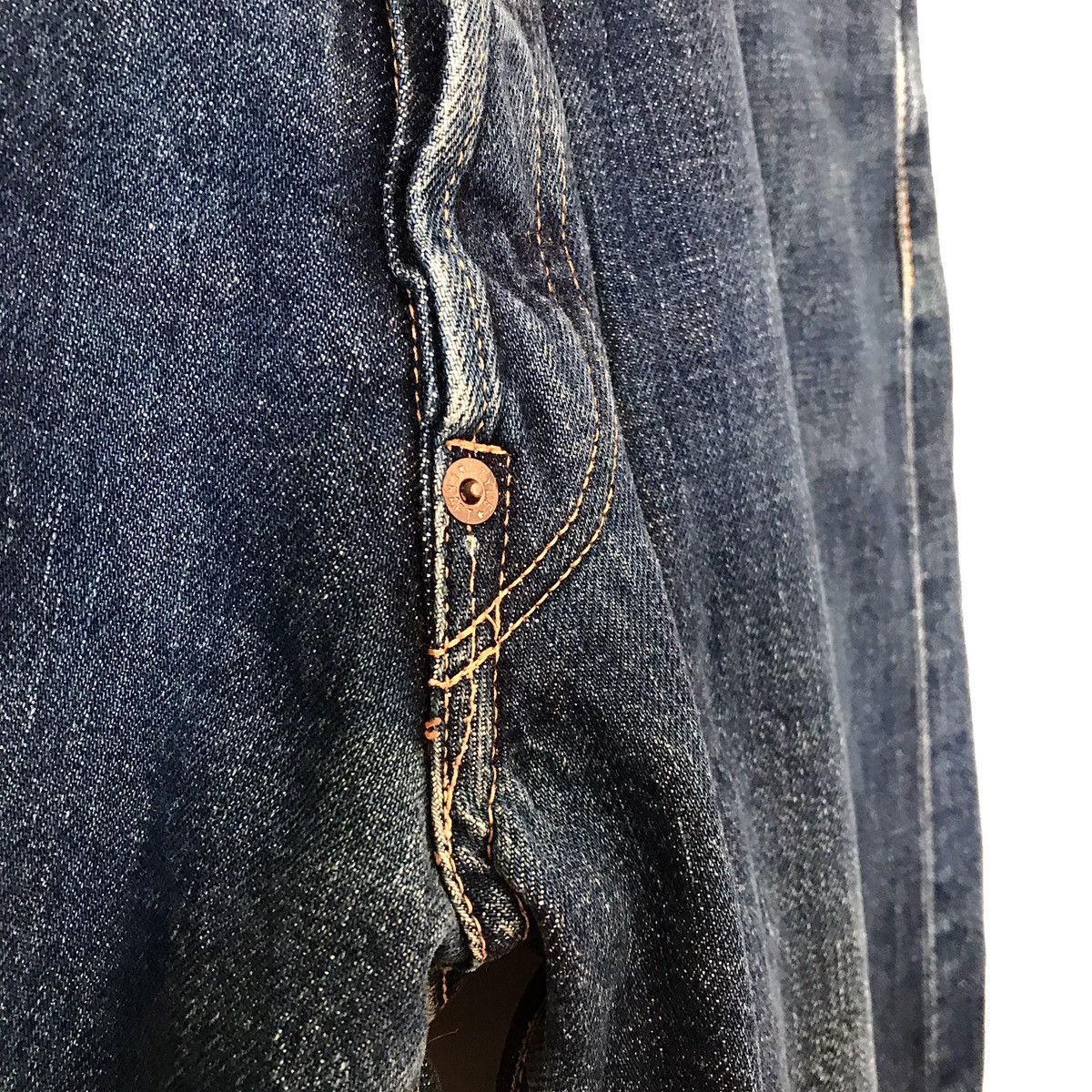 Evisu Authentic Vintage Evis Evisu Cinch Back Selvedge Denim Japan Size US 32 / EU 48 - 8 Thumbnail