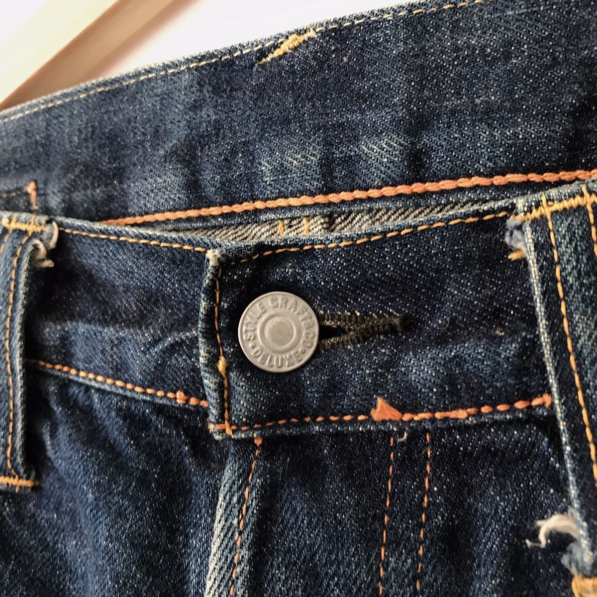 Evisu Authentic Vintage Evis Evisu Cinch Back Selvedge Denim Japan Size US 32 / EU 48 - 5 Thumbnail