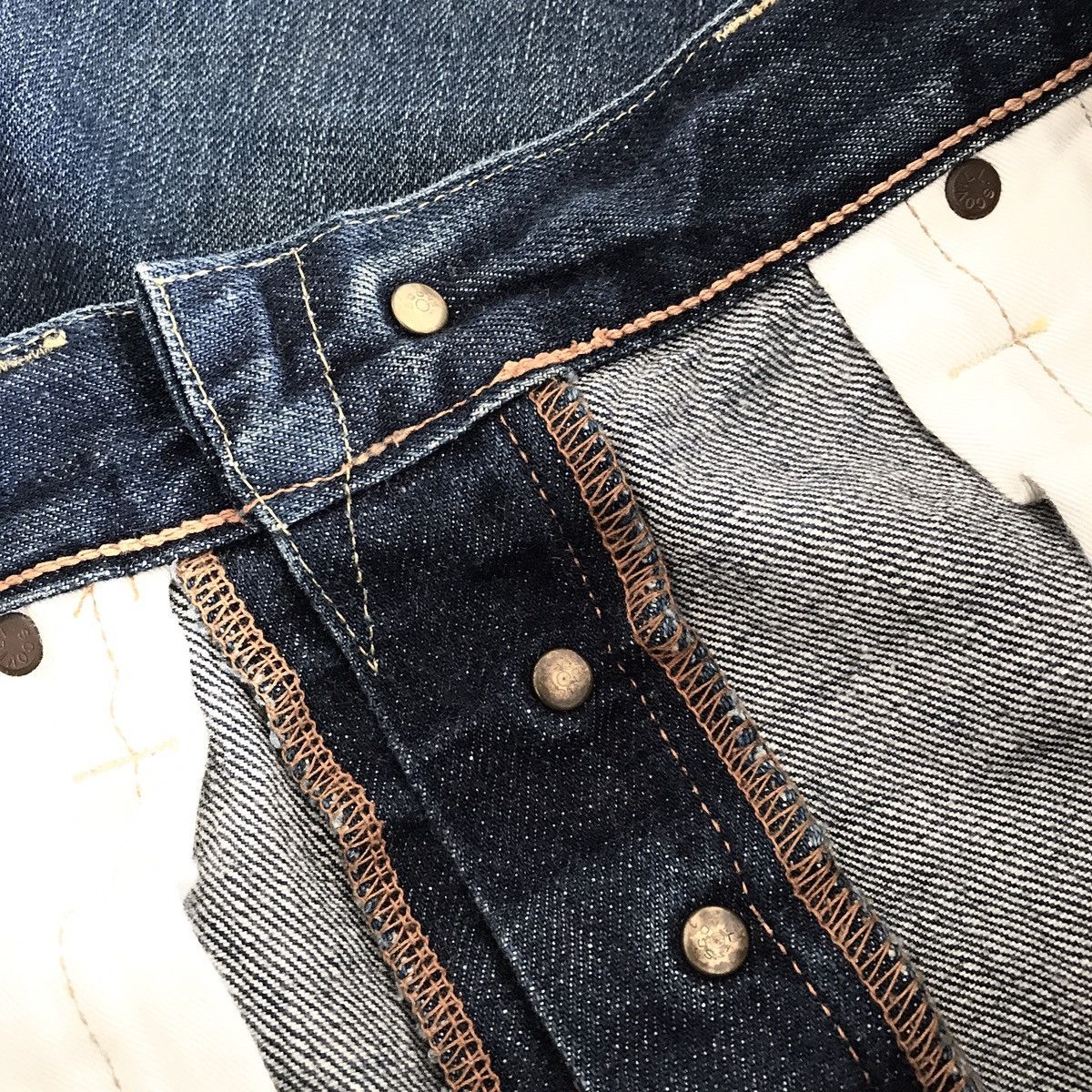 Evisu Authentic Vintage Evis Evisu Cinch Back Selvedge Denim Japan Size US 32 / EU 48 - 10 Thumbnail