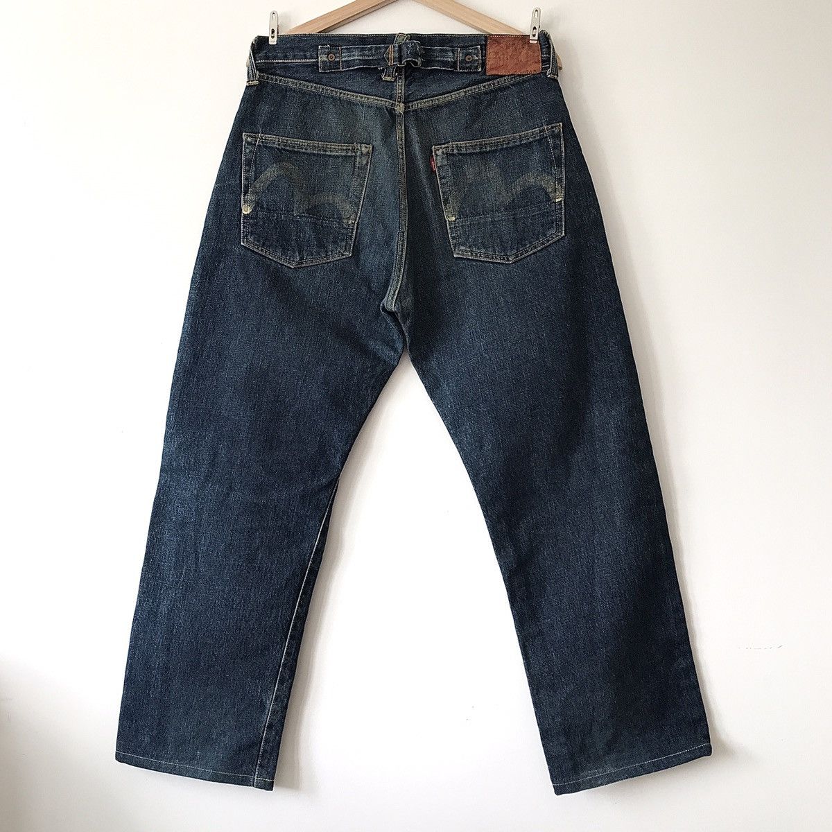 Evisu Authentic Vintage Evis Evisu Cinch Back Selvedge Denim Japan Size US 32 / EU 48 - 1 Thumbnail