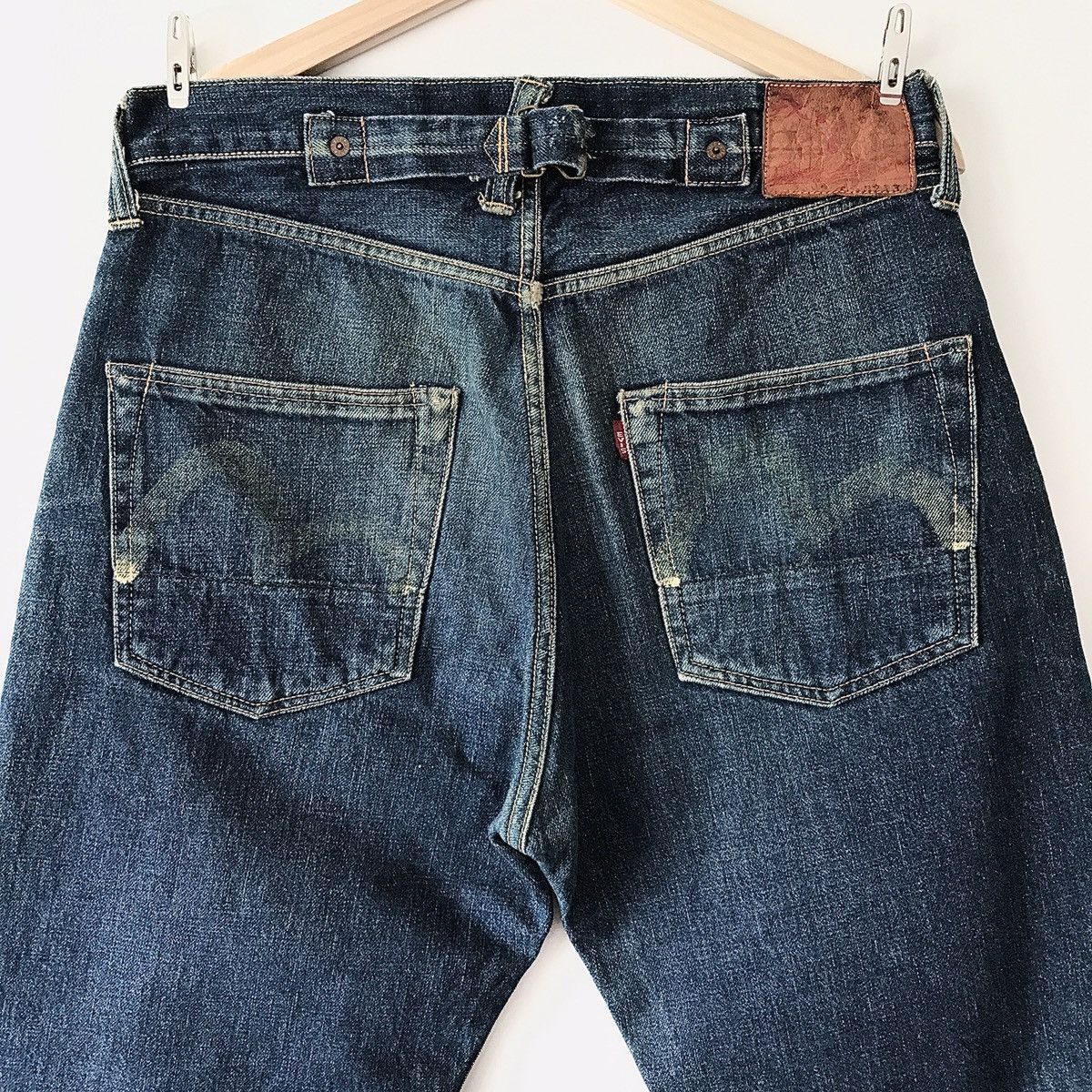 Evisu Authentic Vintage Evis Evisu Cinch Back Selvedge Denim Japan Size US 32 / EU 48 - 3 Thumbnail