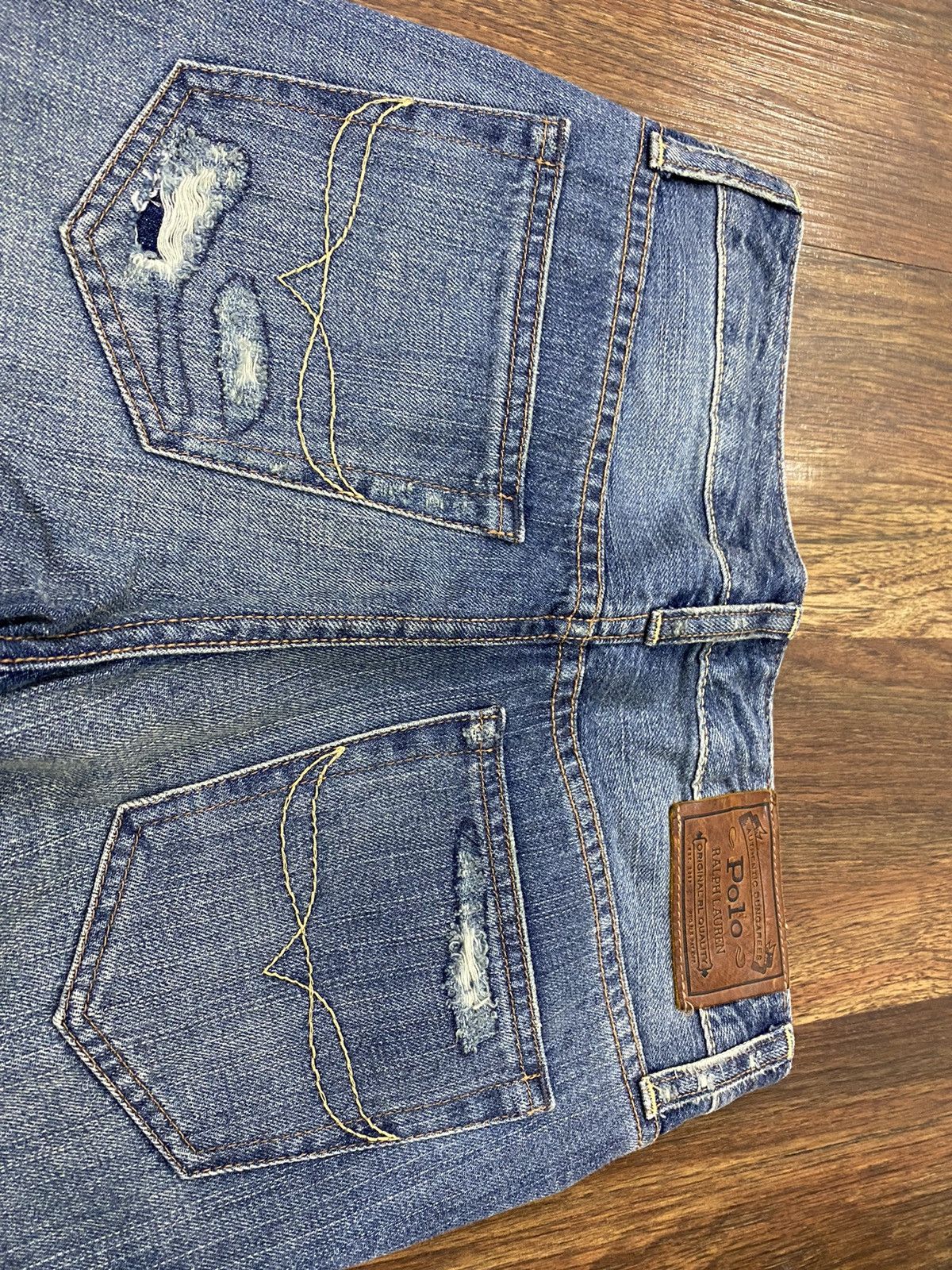 Polo Ralph Lauren POLO RALPH LAUREN Distressed Jeans Size US 27 - 4 Thumbnail
