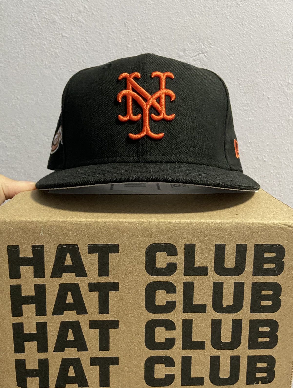 New Era New York Giants Fitted Hat 1954 World series Cooperstown Classic  Gray UV - Juicy Lucy's Steakhouse