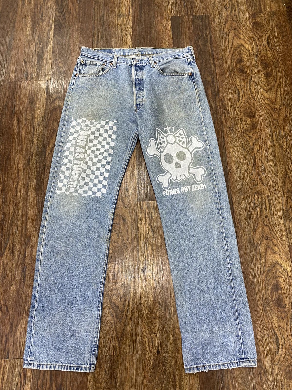 size 35x31.5 vintage levi's 501 90s made in USA