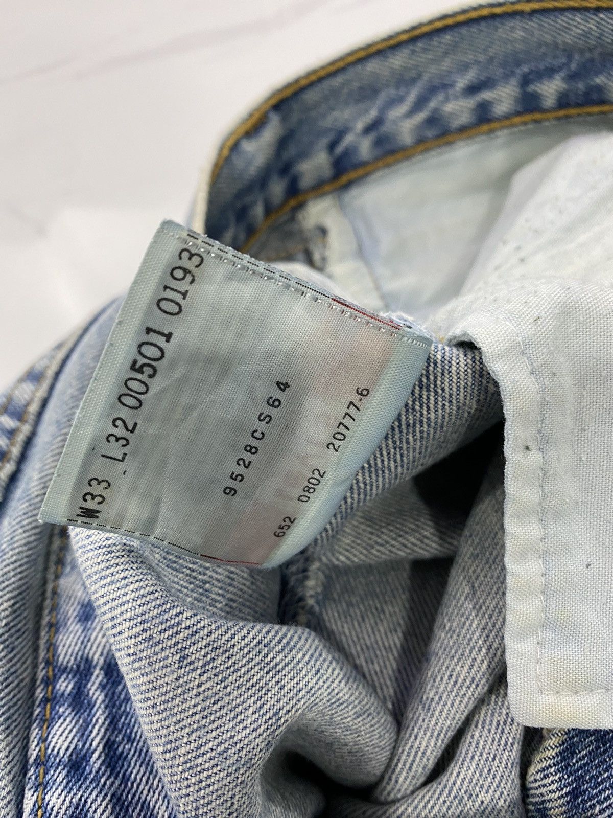 Levi's × Levi's Vintage Clothing × Vintage size 35x31.5 vintage levi's 501 90s made in USA Size US 35 - 7 Thumbnail