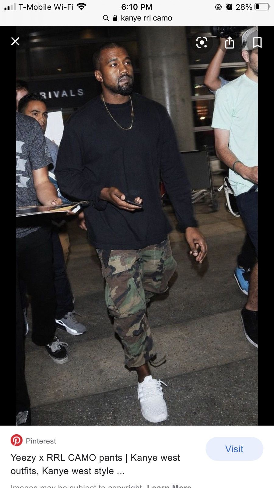 RRL Ralph Lauren RRL Camo Pants *Worn By Kanye* (34x32)