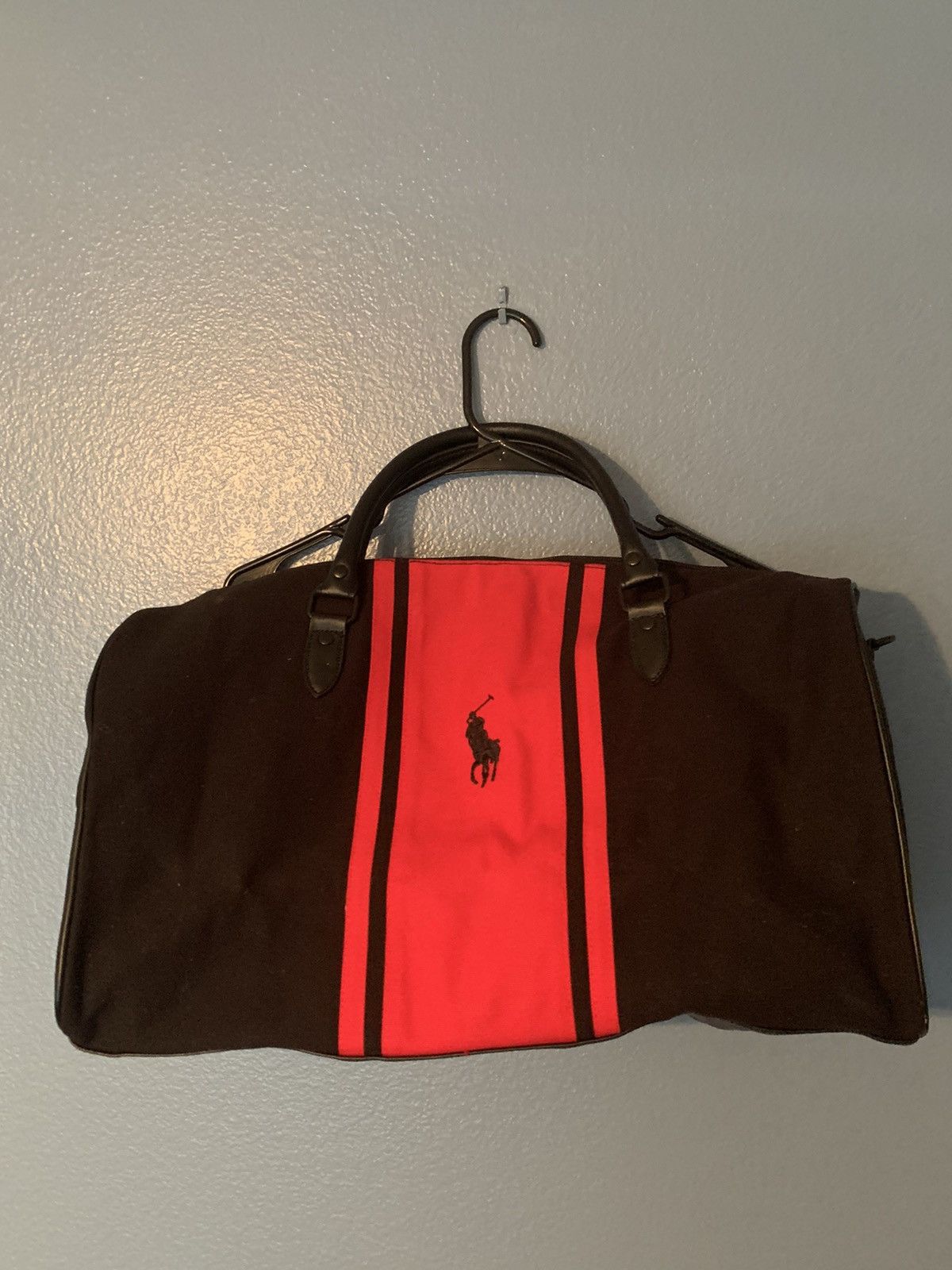 Ralph lauren cheap duffle bag red