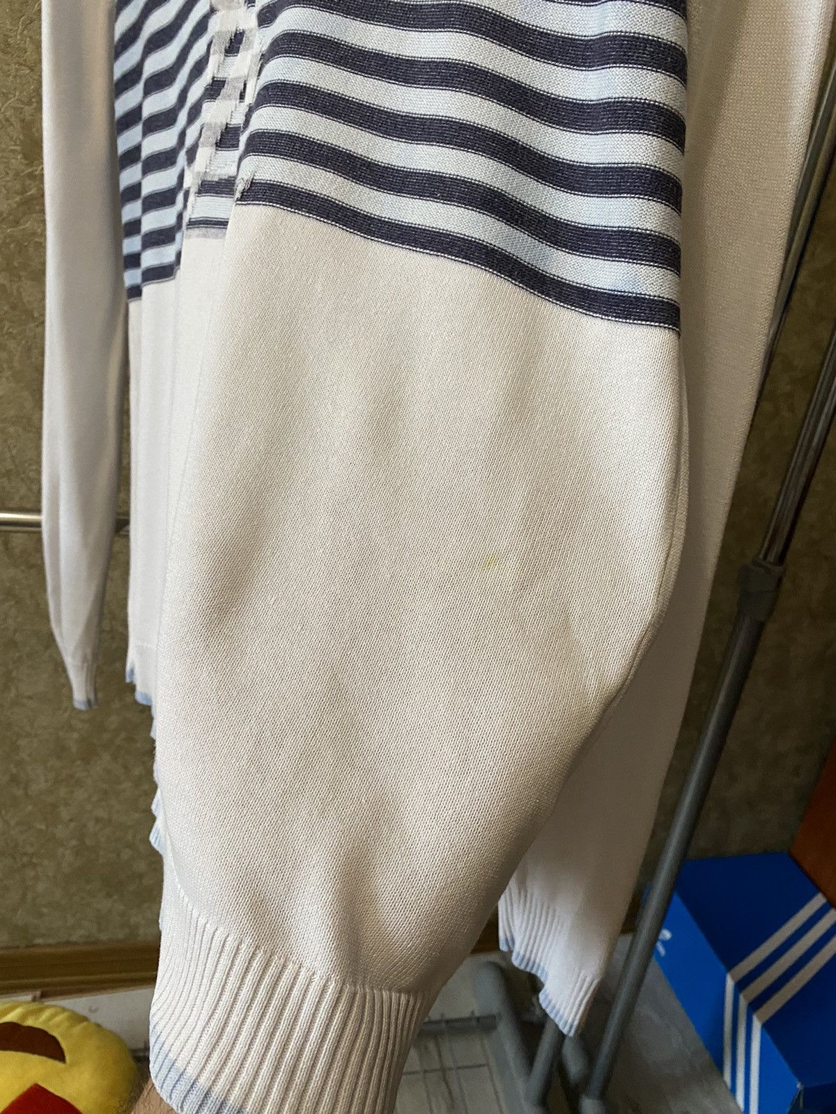 Vintage × Yves Saint Laurent Yves Saint Laurent Knitwear Sweater Big Logo Size US M / EU 48-50 / 2 - 7 Thumbnail