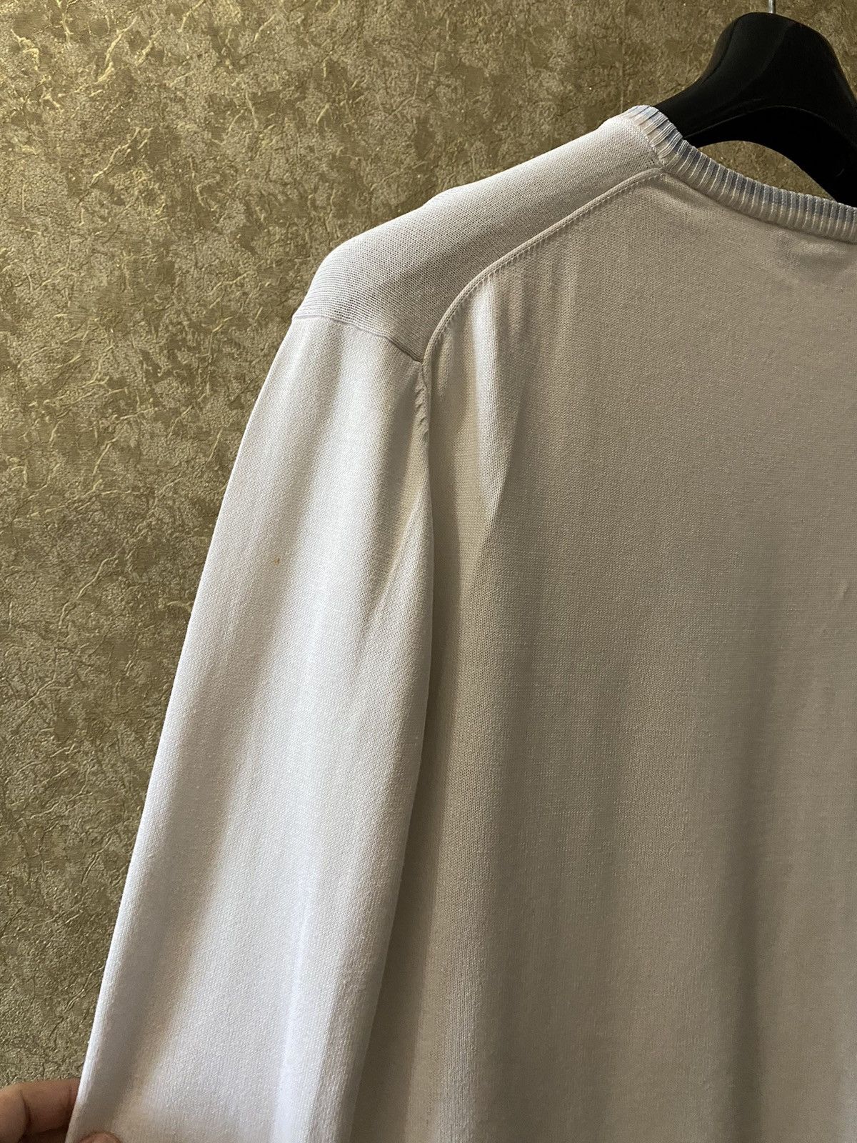 Vintage × Yves Saint Laurent Yves Saint Laurent Knitwear Sweater Big Logo Size US M / EU 48-50 / 2 - 9 Thumbnail