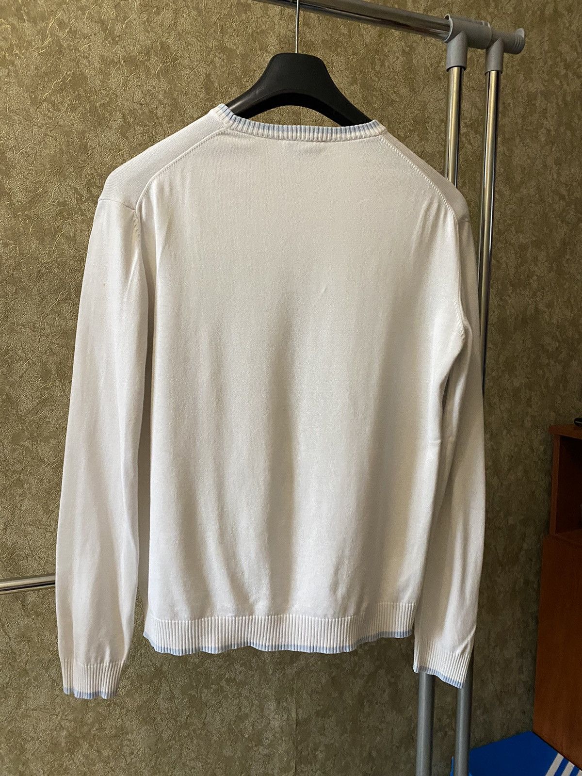 Vintage × Yves Saint Laurent Yves Saint Laurent Knitwear Sweater Big Logo Size US M / EU 48-50 / 2 - 2 Thumbnail