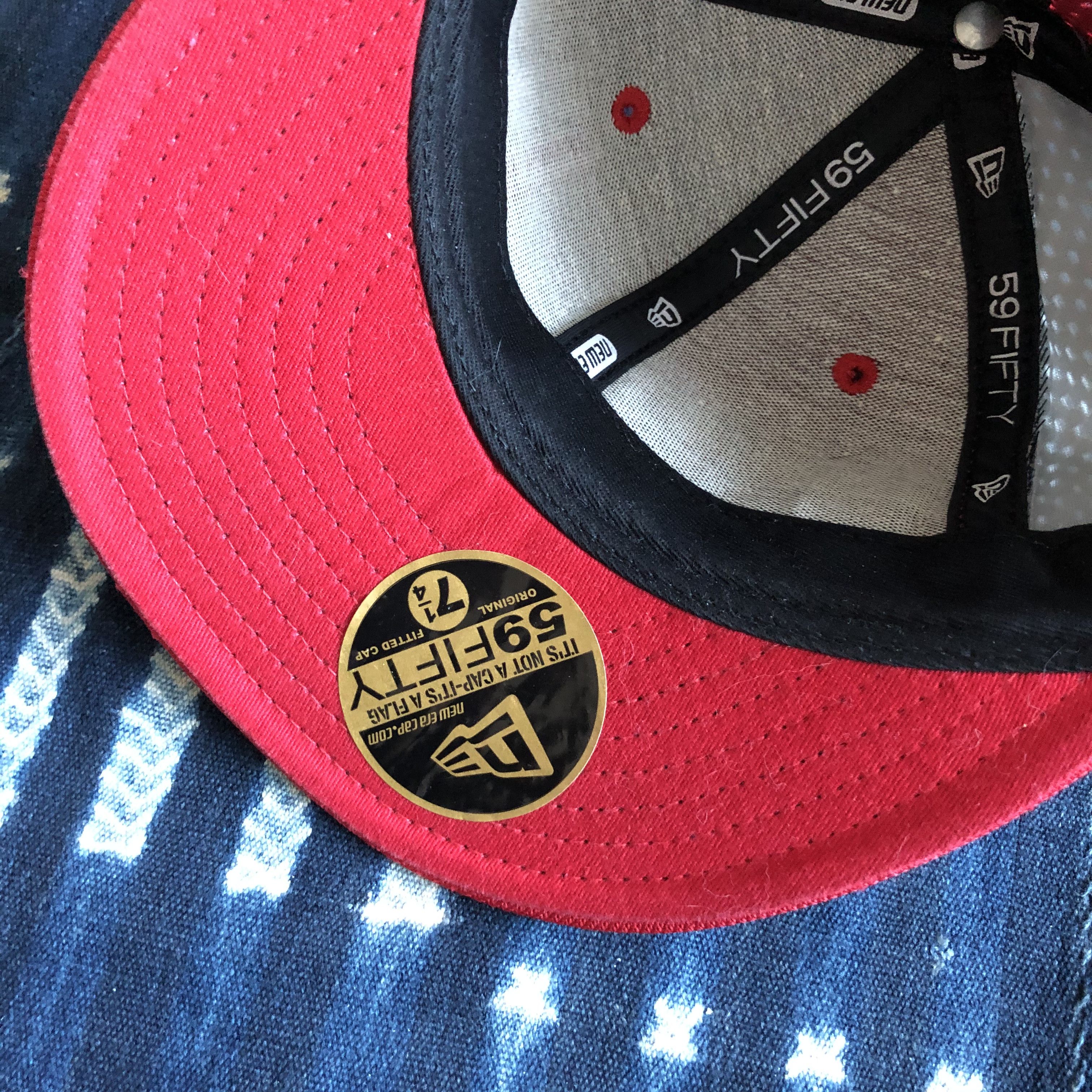NBA × New Era × Rhude Vintage NBA NJ Nets New Era Cap 1/4 7 Size ONE SIZE - 4 Thumbnail