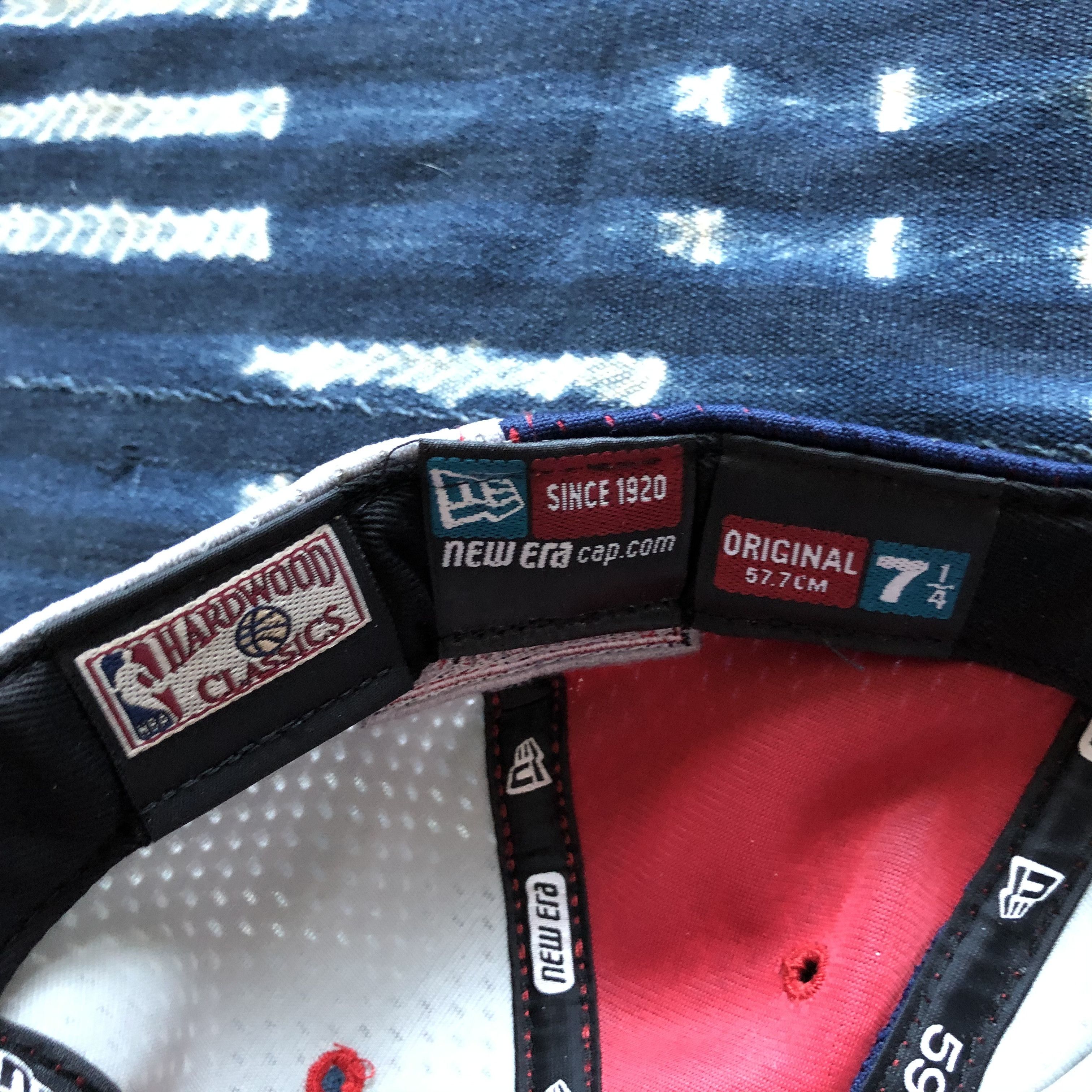 NBA × New Era × Rhude Vintage NBA NJ Nets New Era Cap 1/4 7 Size ONE SIZE - 6 Thumbnail