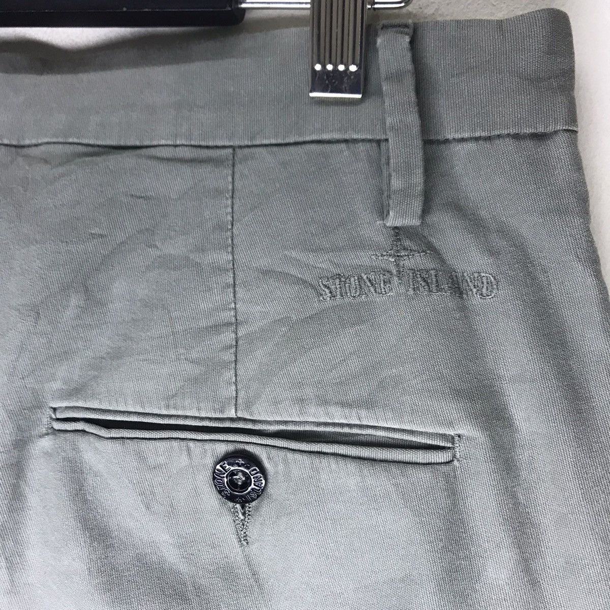 Stone Island Stone Island Trouser Slim Fit Army Green ‘1939355 Size US 33 - 9 Thumbnail