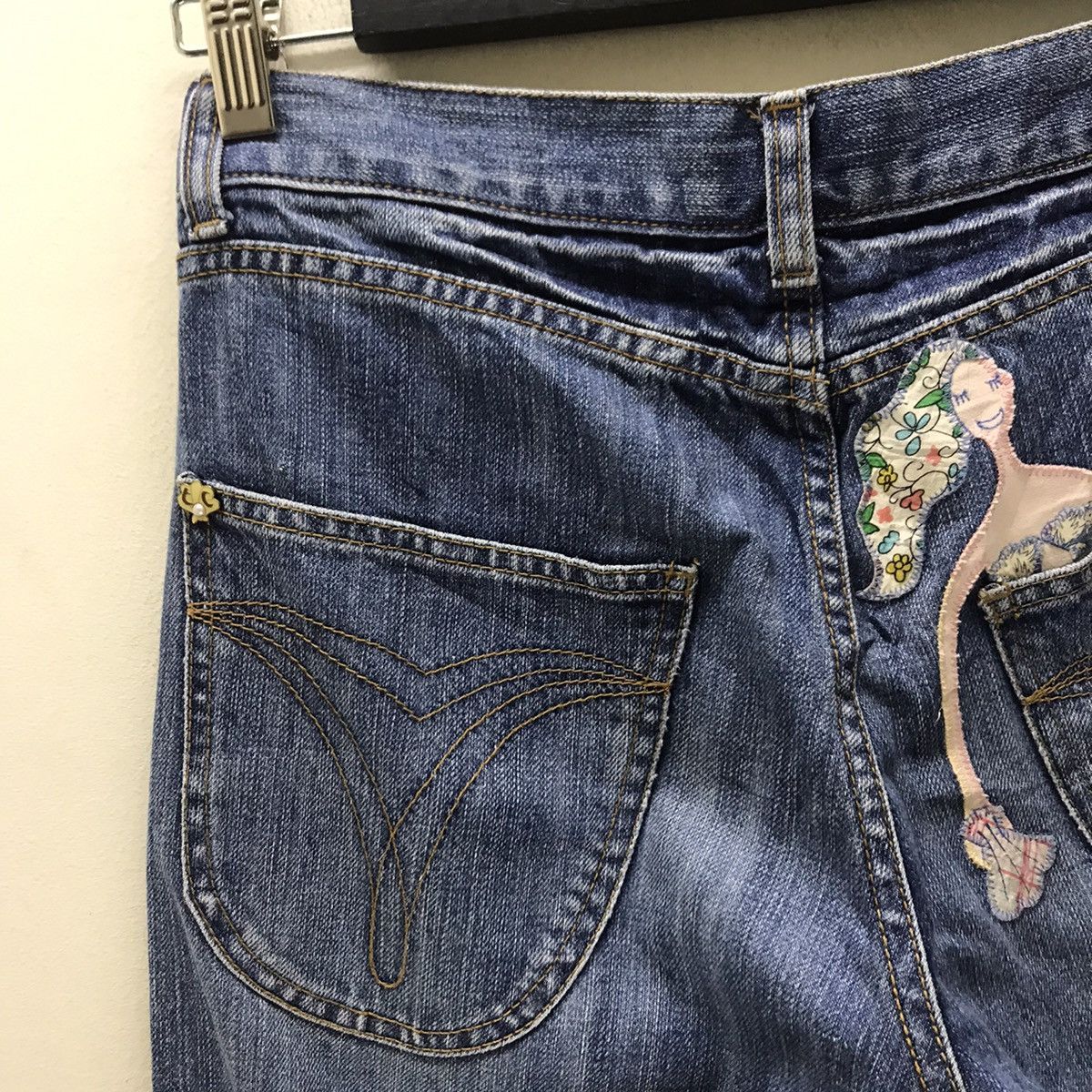 Tsumori Chisato Tsumori Chisato Denim Art Mermaid Patchwork Size US 30 / EU 46 - 11 Thumbnail