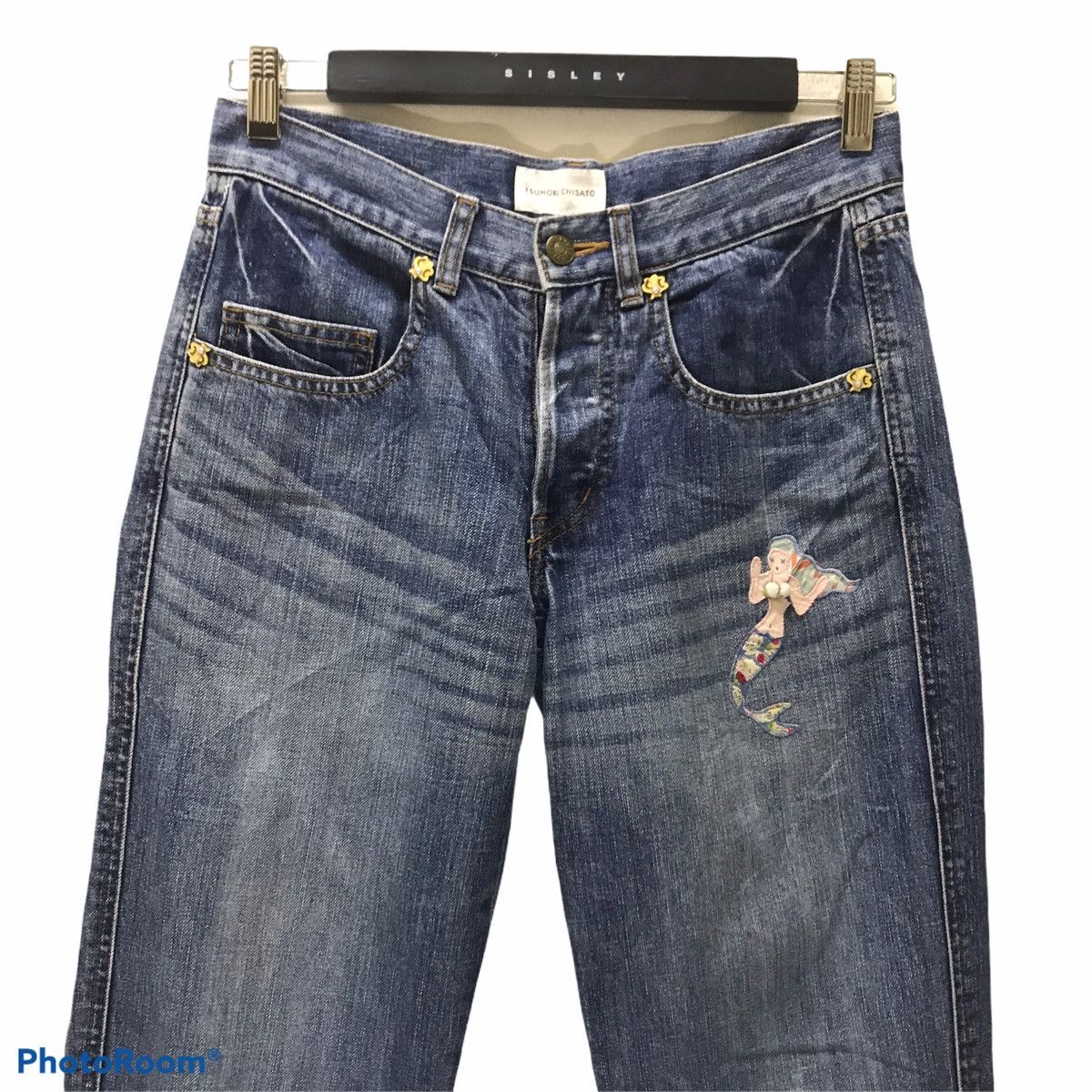Tsumori Chisato Tsumori Chisato Denim Art Mermaid Patchwork Size US 30 / EU 46 - 3 Thumbnail