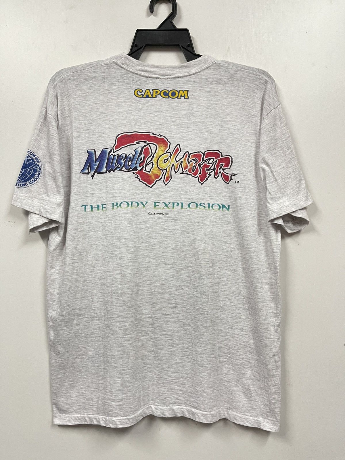 Vintage Vintage 1993 Capcom Professional Wrestling Association Shirt ...