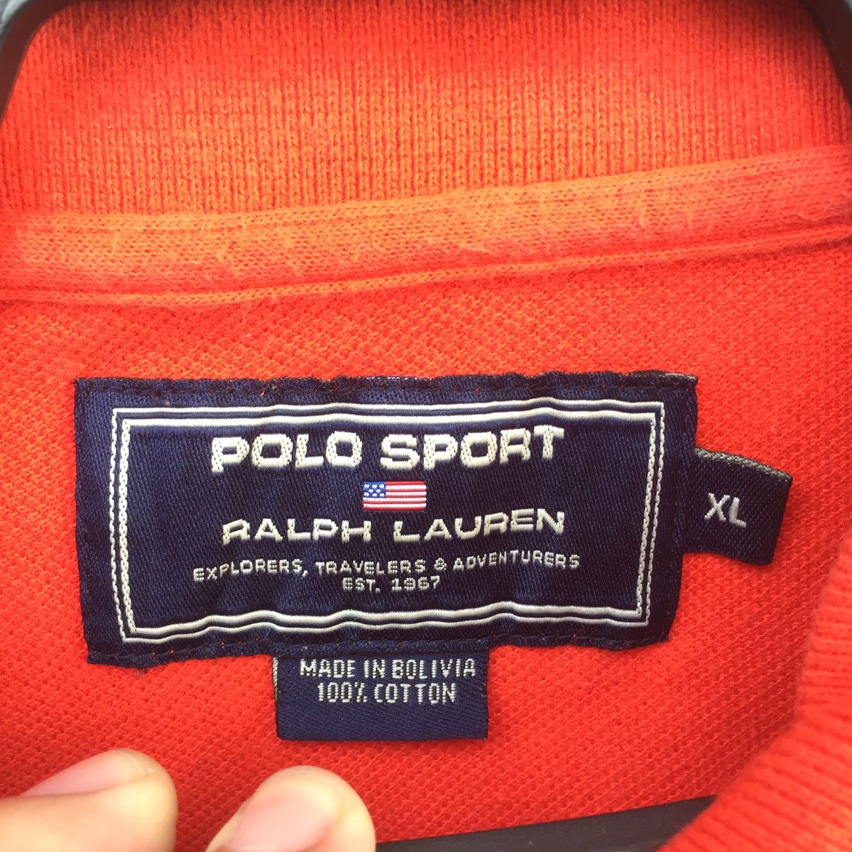 Polo Ralph Lauren Vintage 90s Polo Sport by Ralph Lauren Ringer Polo | XL Size US XL / EU 56 / 4 - 3 Thumbnail
