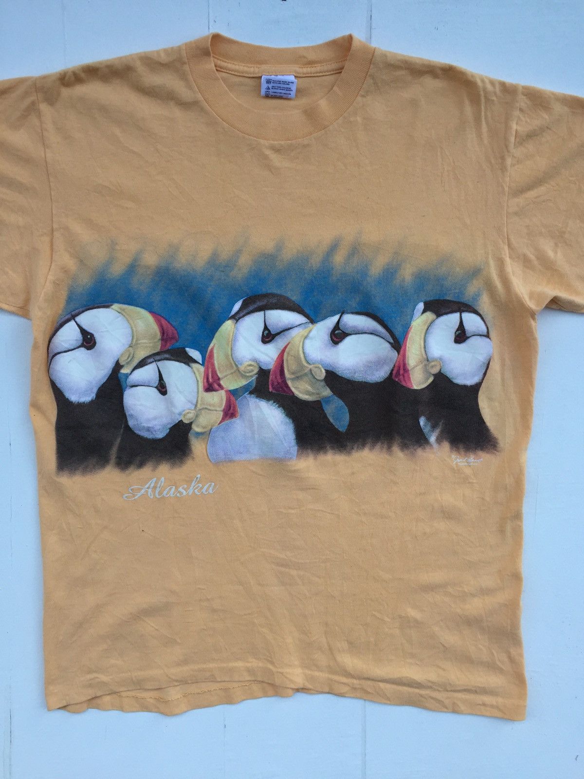 Habitat Vintage Alaska Puffin Tee Shirt Size US L / EU 52-54 / 3 - 2 Thumbnail