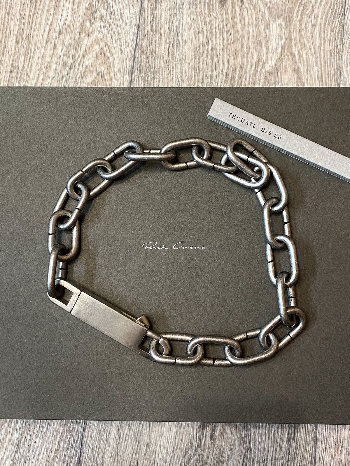 Rick Owens Rick Owens Easy Choker Necklace SS20 'TECUATL' | Grailed