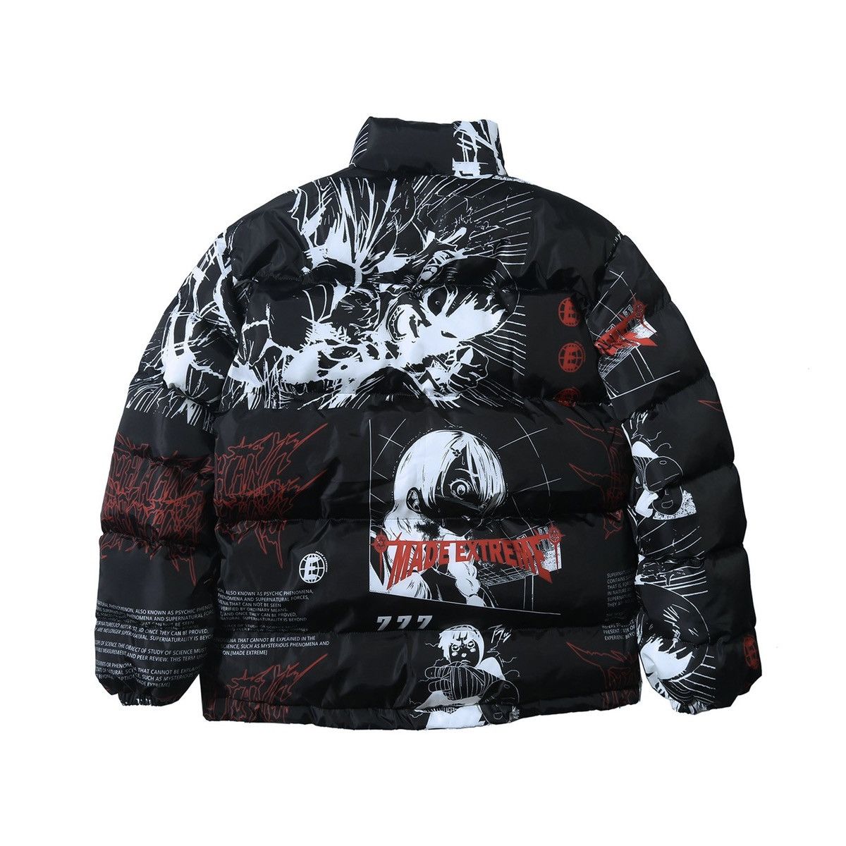 Designer × Japanese Brand Made Extreme Anime Puffer Jacket