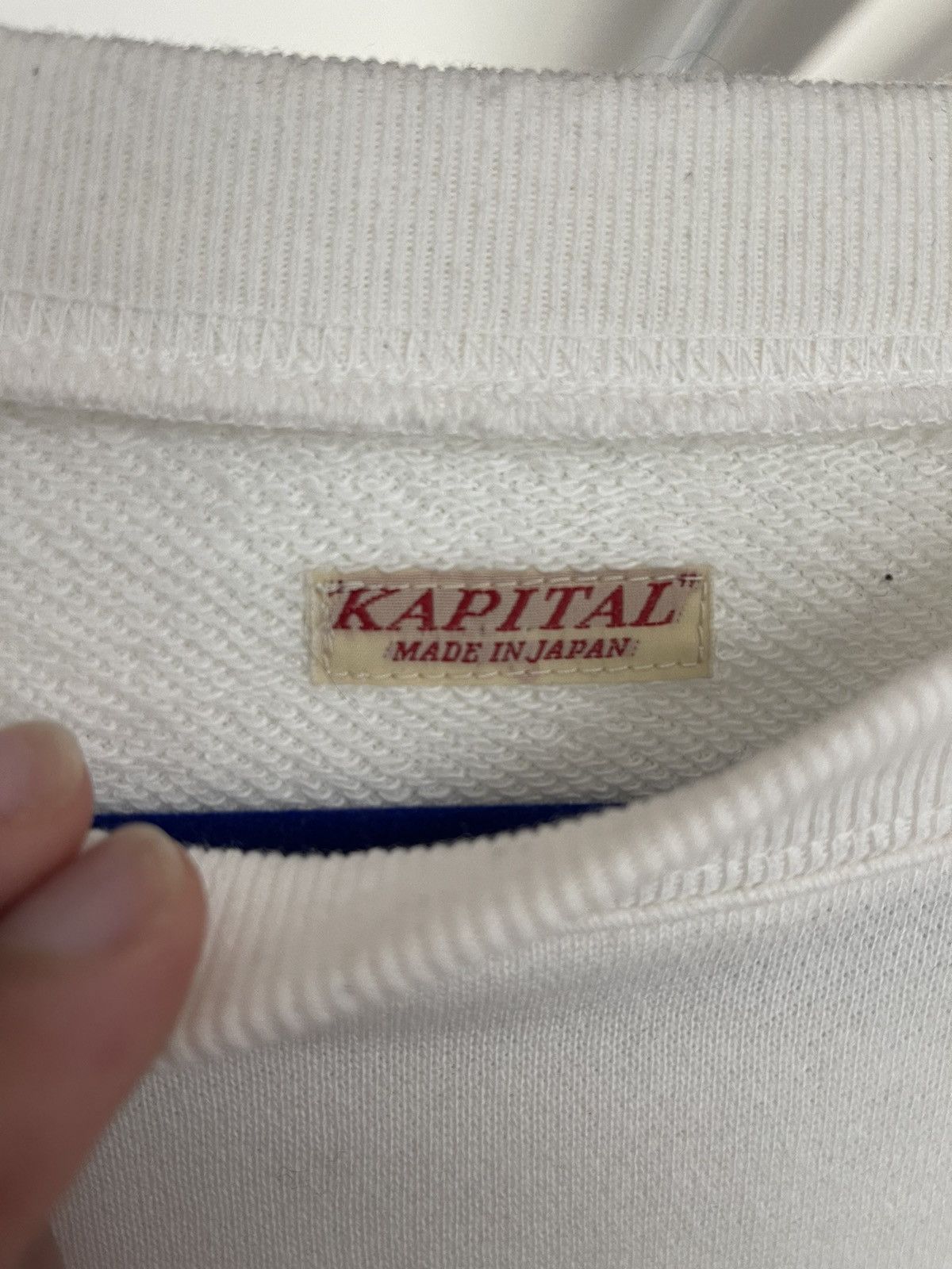 Kapital Kapital Elbow-Smiley Crewneck Sweatshirt Size US XL / EU 56 / 4 - 3 Thumbnail