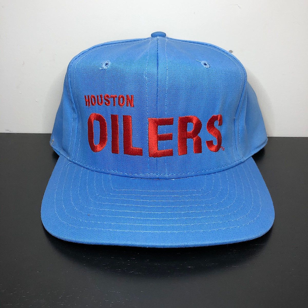NFL × Vintage Vintage Houston Oilers 80s NFL Snapback Hat Size ONE SIZE - 2 Thumbnail