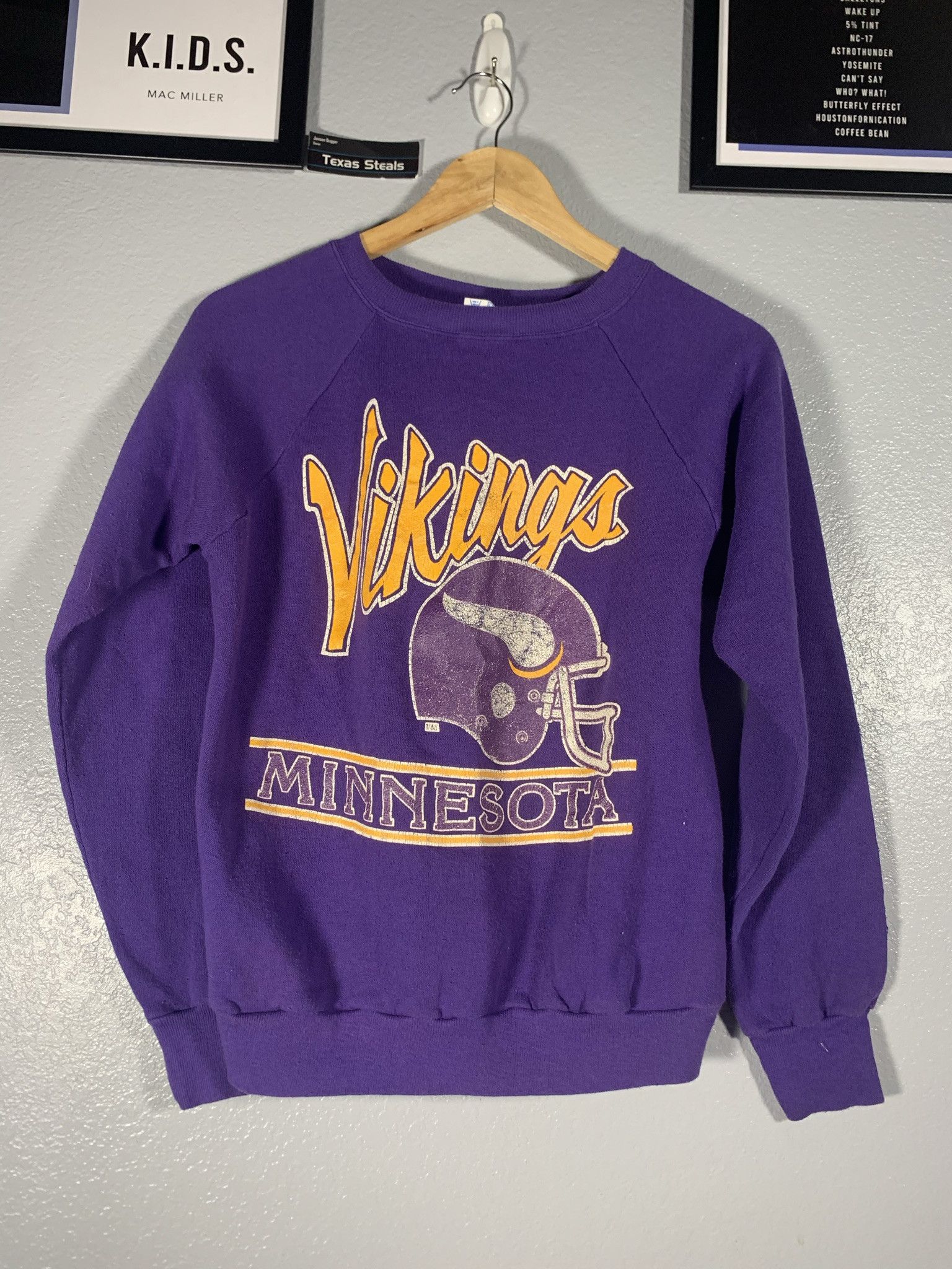 Vintage 80s Champion NFL Minnesota Vikings Crewneck 1980s VTG | Grailed