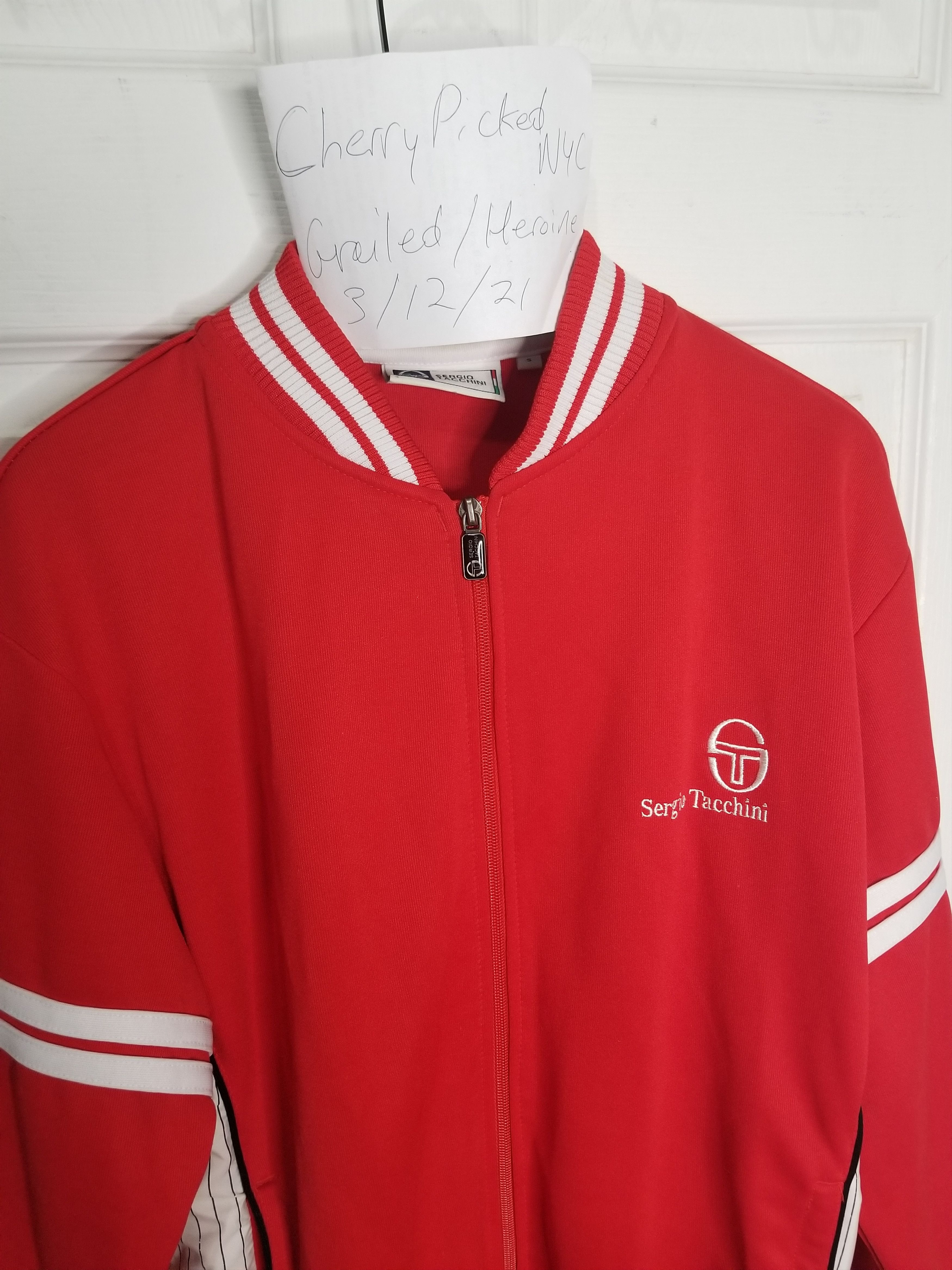 Vintage VTG Sergio Tacchini Embroidered Logo Zip Up Track Jacket Size US S / EU 44-46 / 1 - 10 Preview