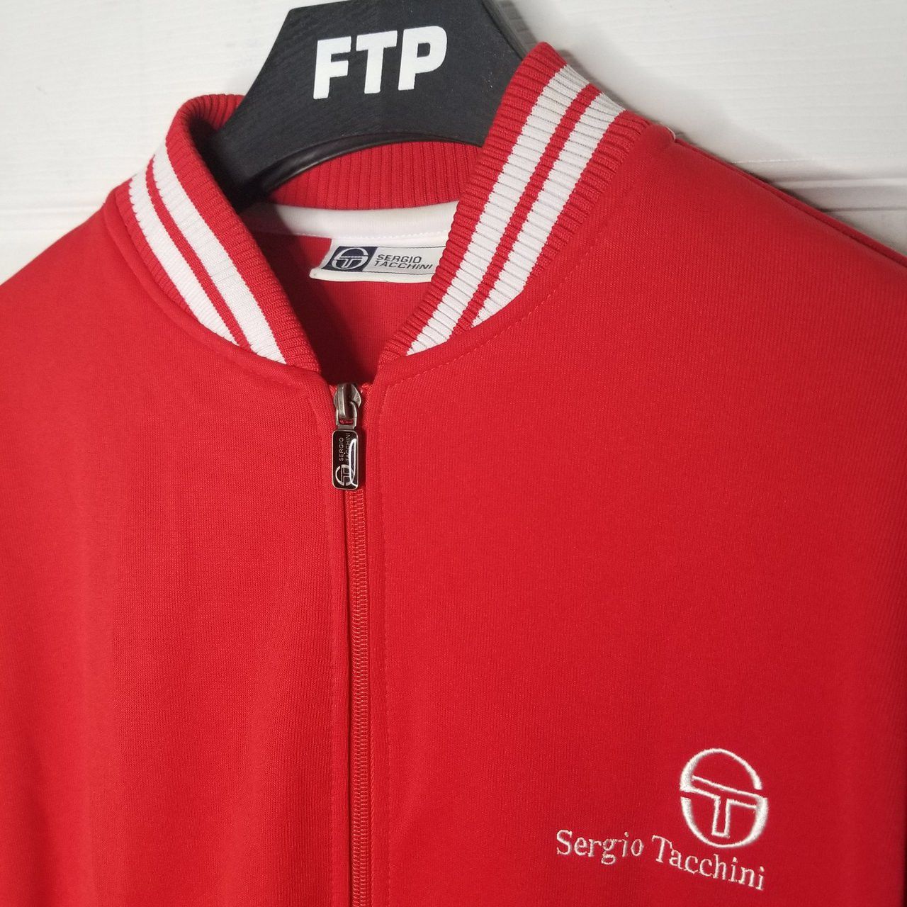Vintage VTG Sergio Tacchini Embroidered Logo Zip Up Track Jacket Size US S / EU 44-46 / 1 - 2 Preview