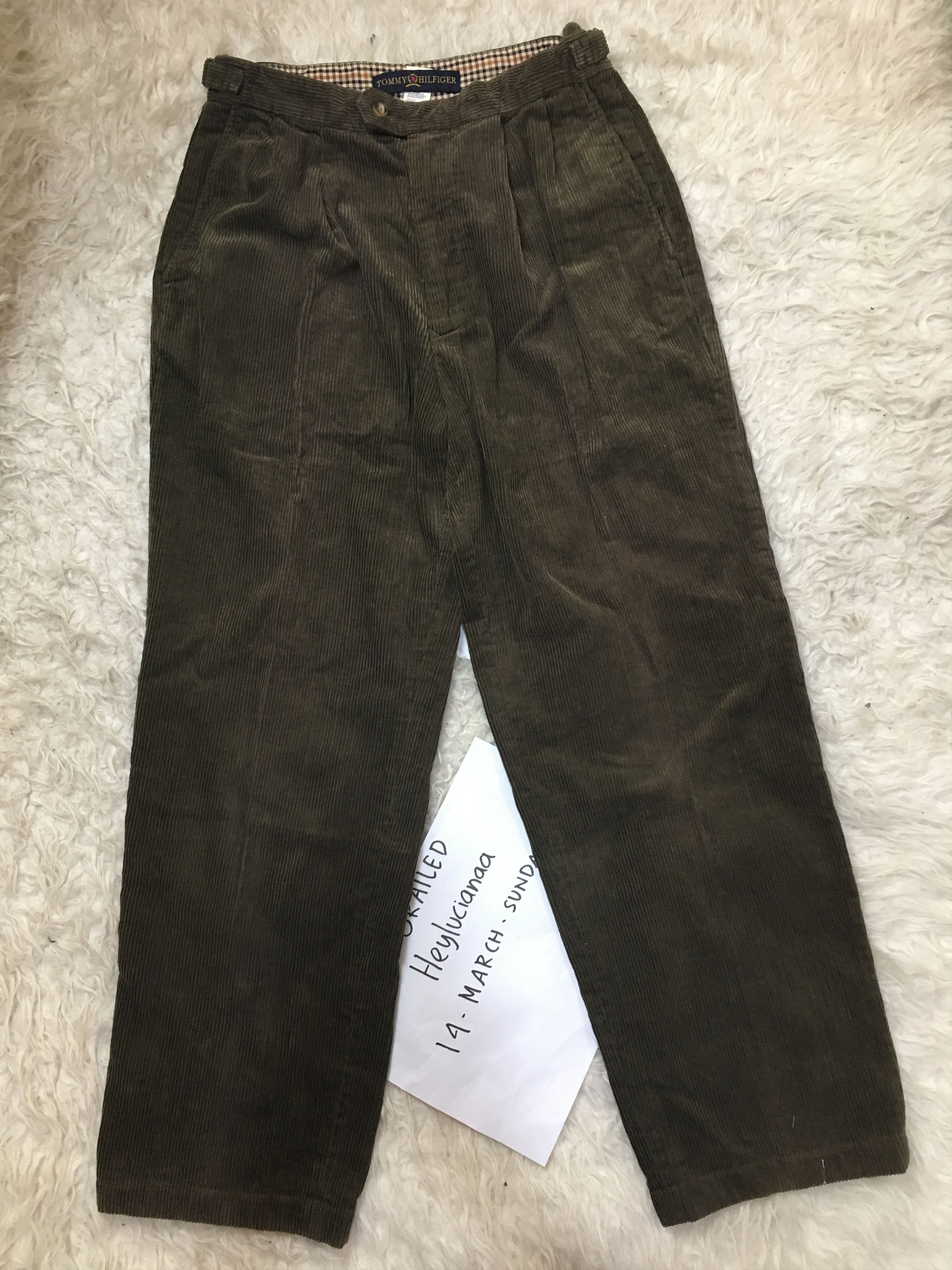 Tommy hilfiger corduroy pants clearance