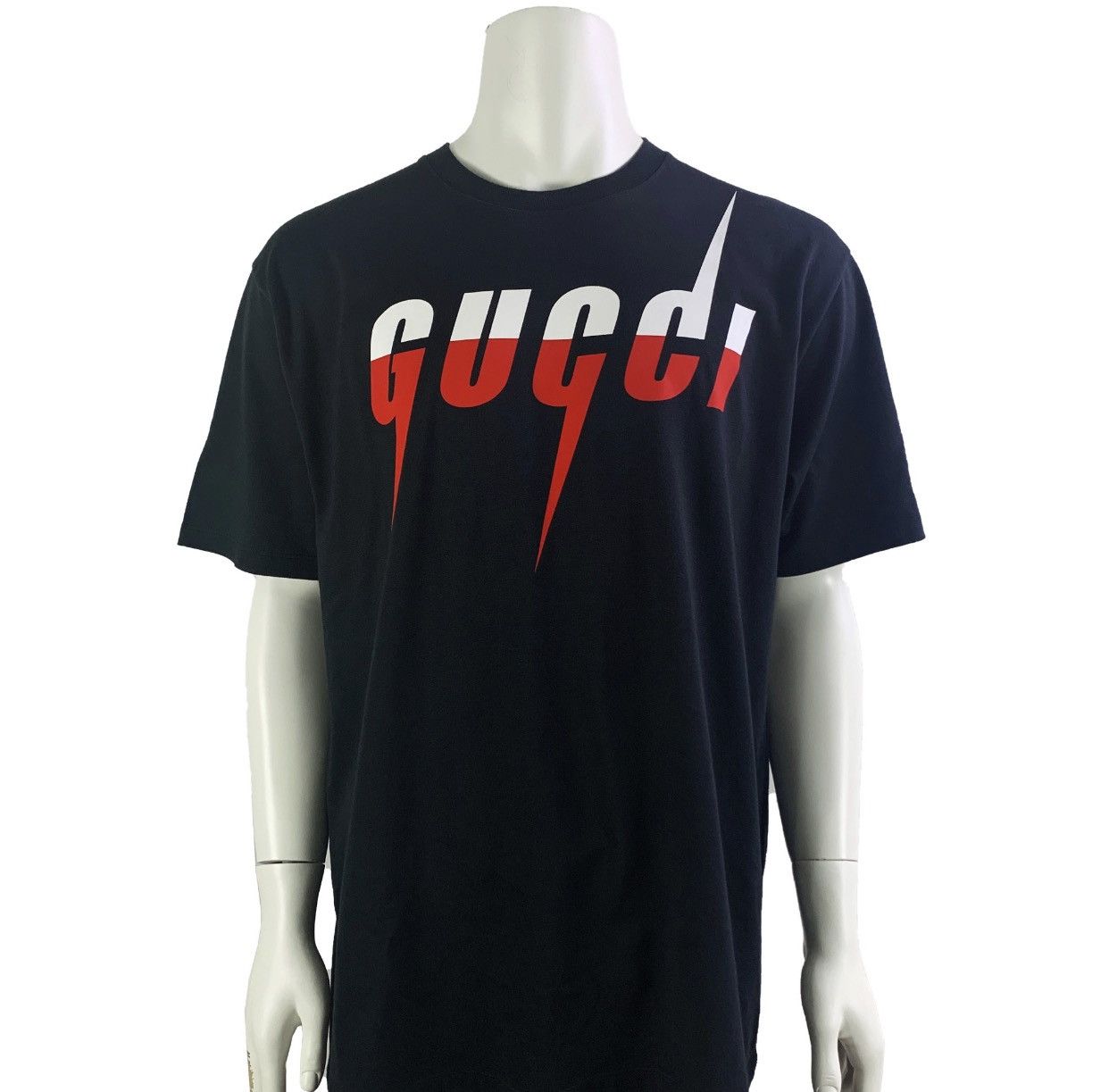 Gucci Gucci Blade Logo Printed Tee Size US L / EU 52-54 / 3 - 1 Thumbnail