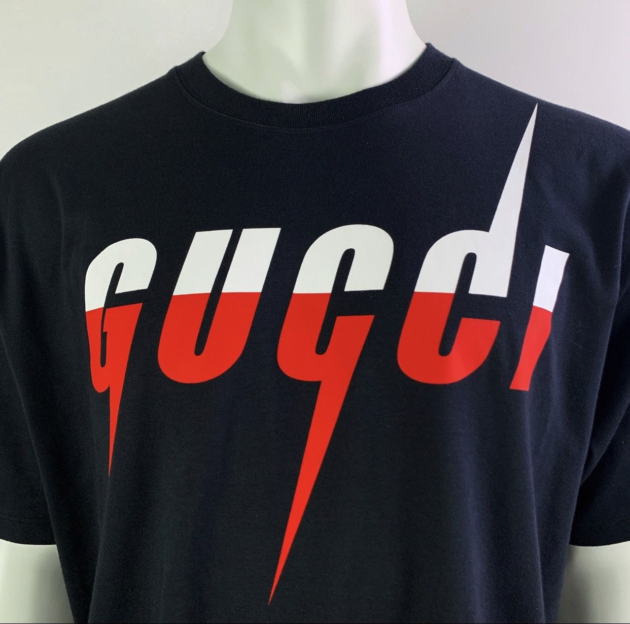 Gucci Gucci Blade Logo Printed Tee Size US L / EU 52-54 / 3 - 7 Thumbnail