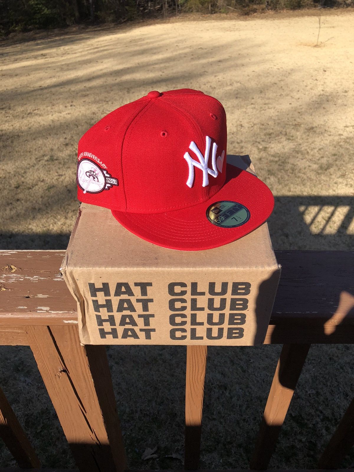 7 - HAT CLUB RARE OG SWEETHEARTS VALENTINES NEW YORK YANKEE INFRARED FITTED  HAT