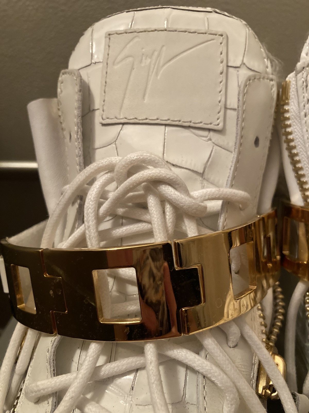 Giuseppe Zanotti giuseppe zanotti double zip high top sneakers Size US 11 / EU 44 - 3 Thumbnail